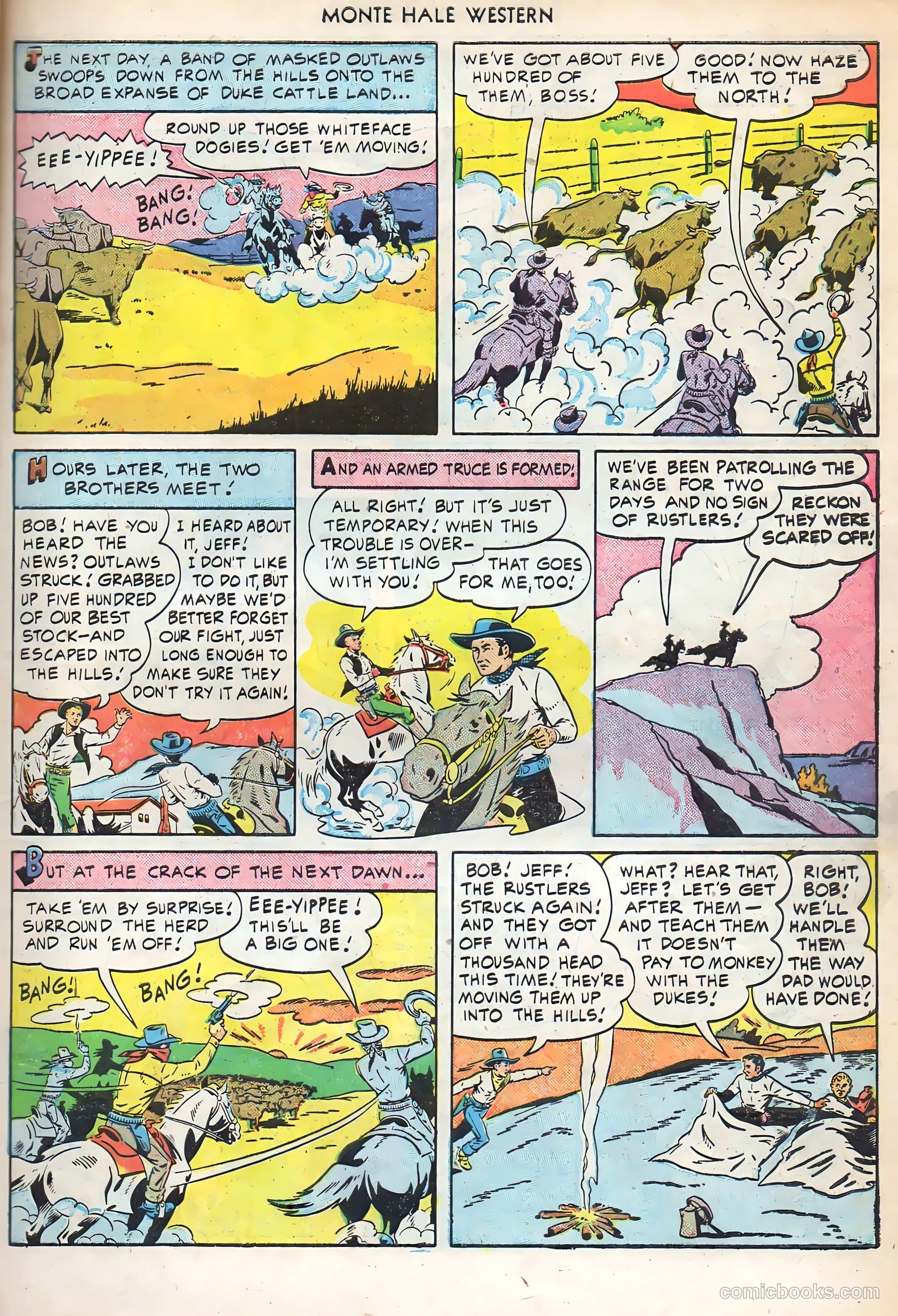 Monte Hale Western #51 (1950) — page 31 of 52