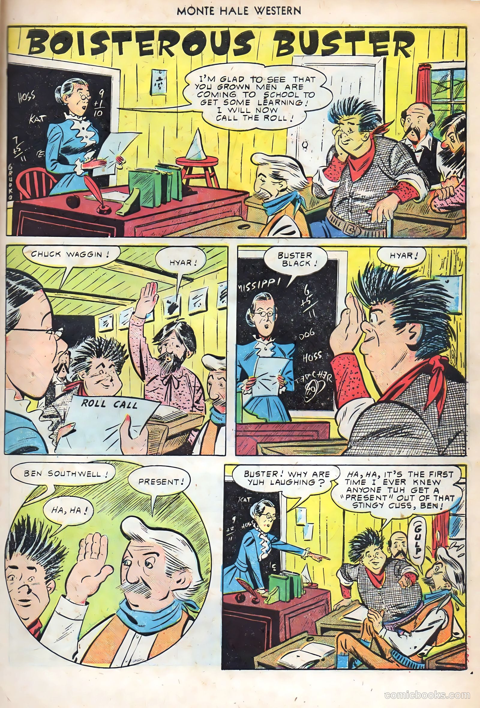 Monte Hale Western #51 (1950) — page 33 of 52