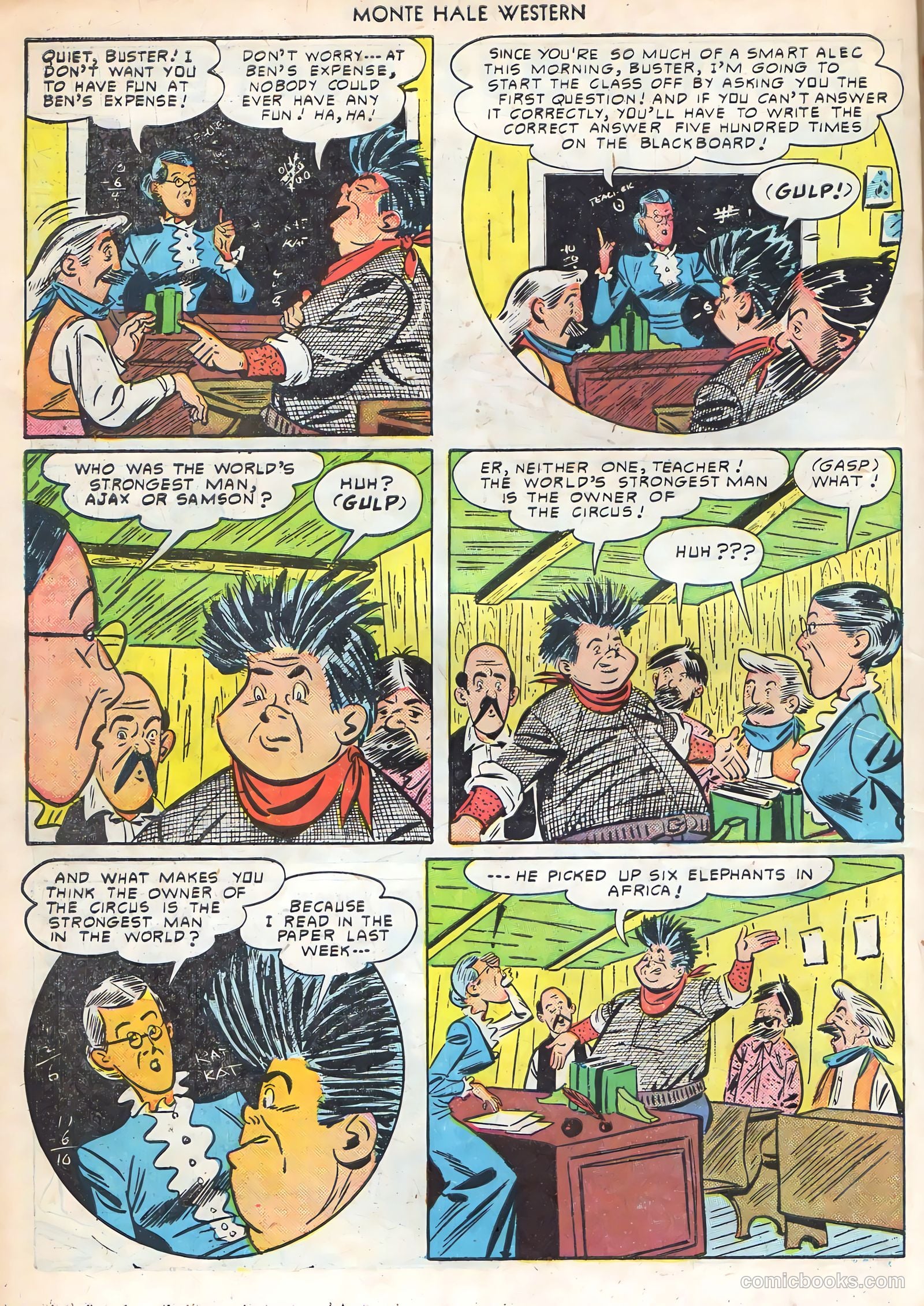 Monte Hale Western #51 (1950) — page 34 of 52
