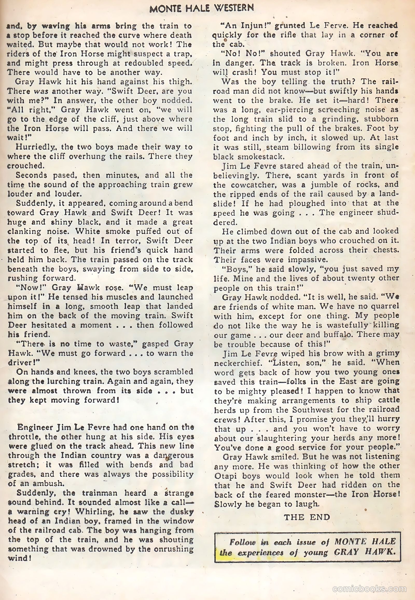 Monte Hale Western #51 (1950) — page 37 of 52