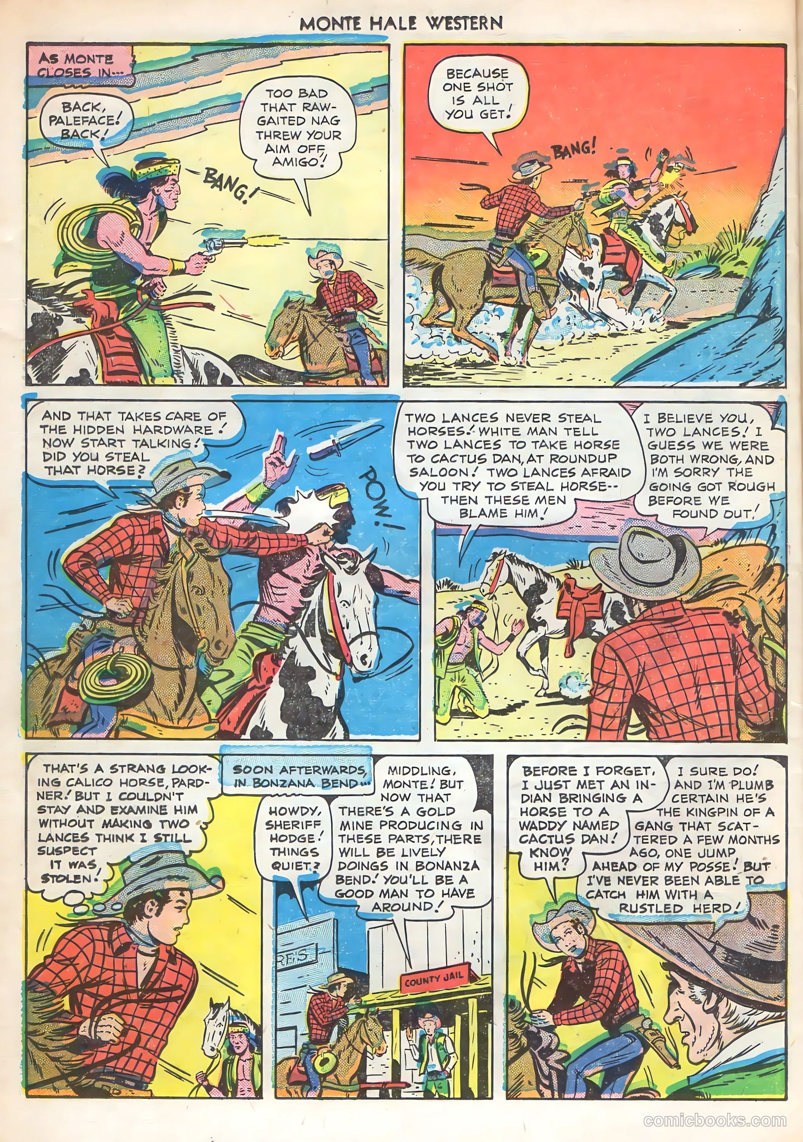 Monte Hale Western #51 (1950) — page 42 of 52