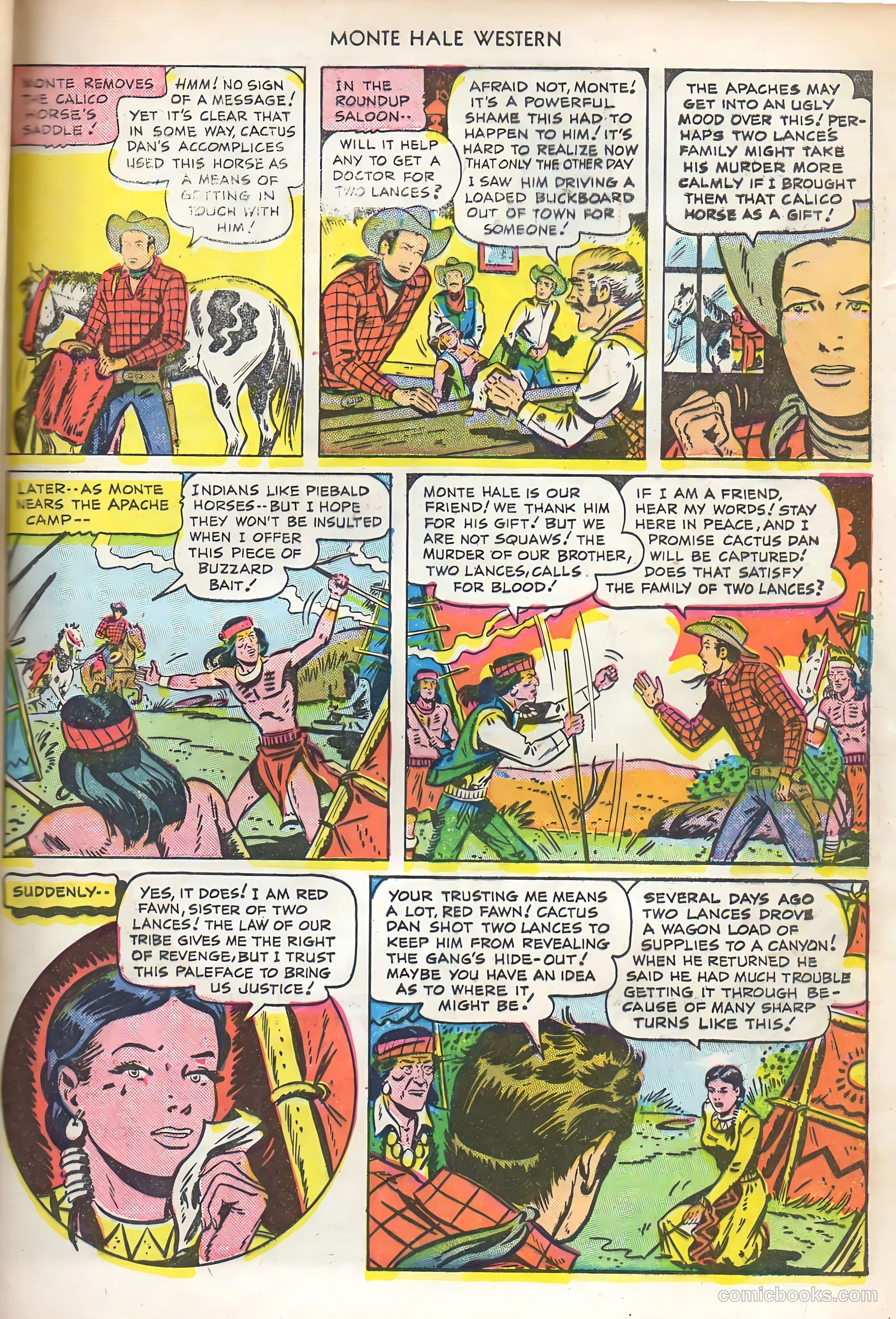 Monte Hale Western #51 (1950) — page 45 of 52