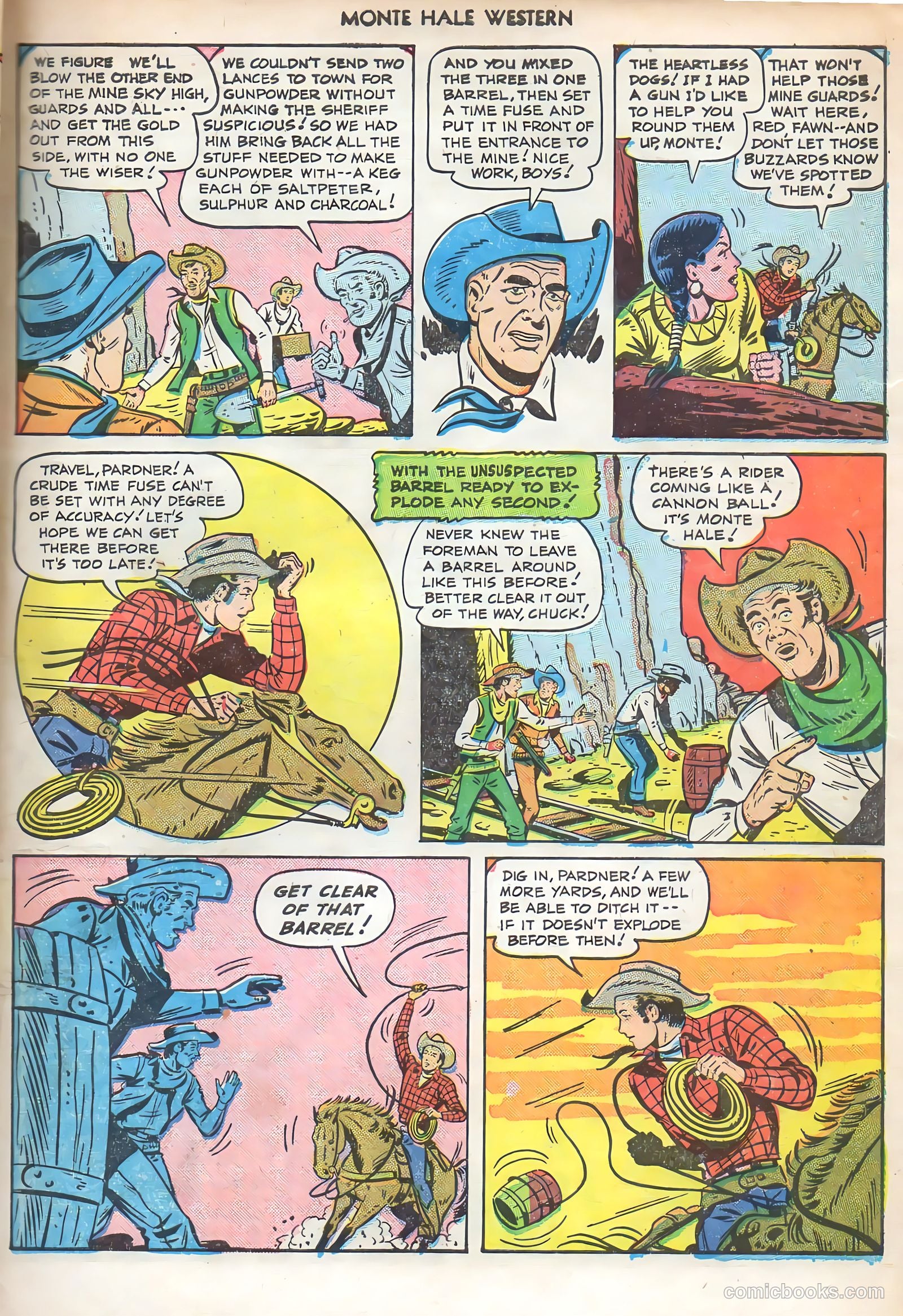 Monte Hale Western #51 (1950) — page 47 of 52