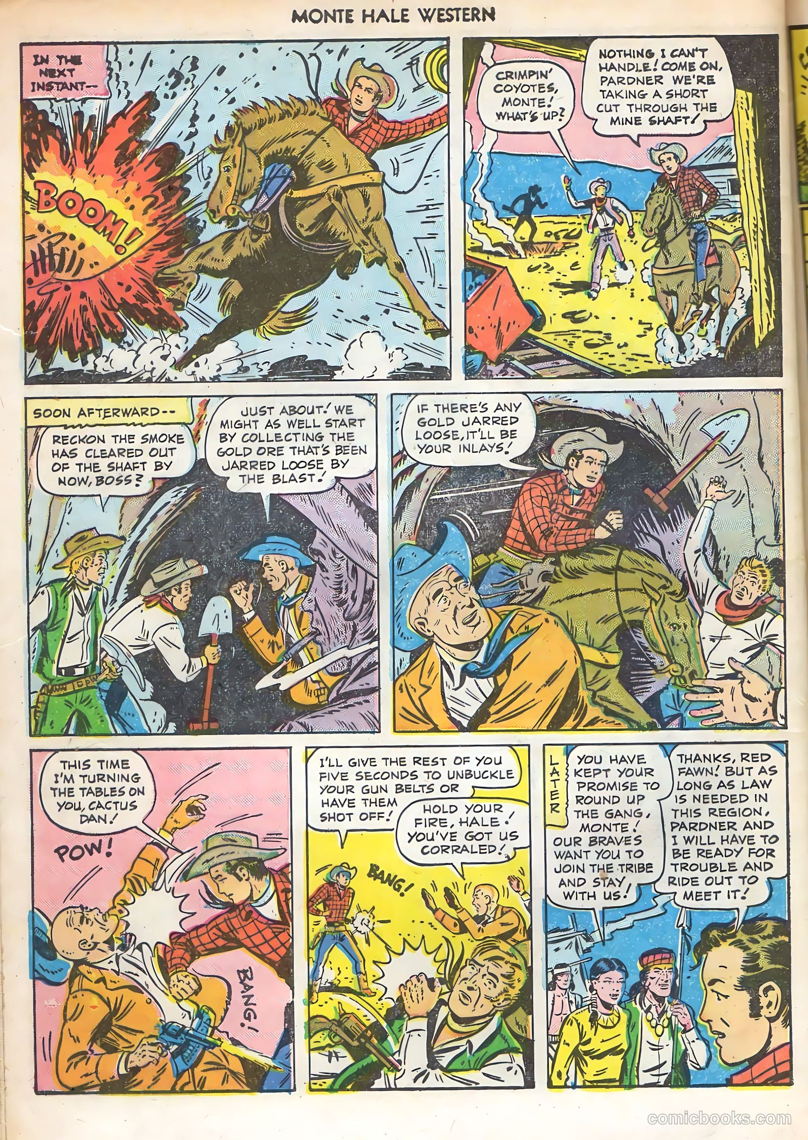 Monte Hale Western #51 (1950) — page 48 of 52