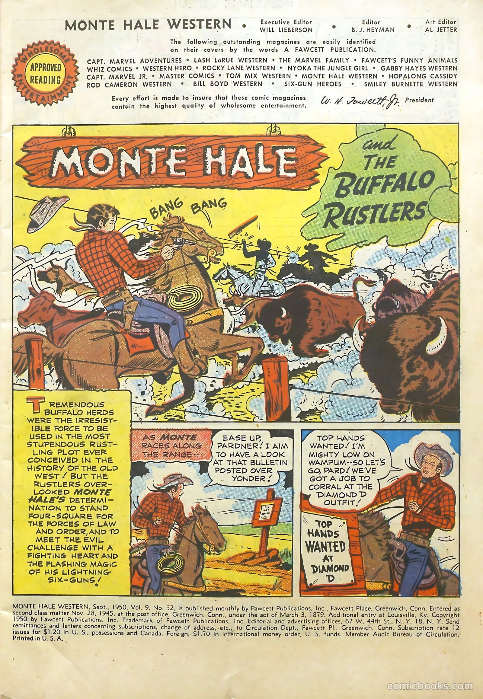 Monte Hale Western #52 (1950) — page 3 of 52