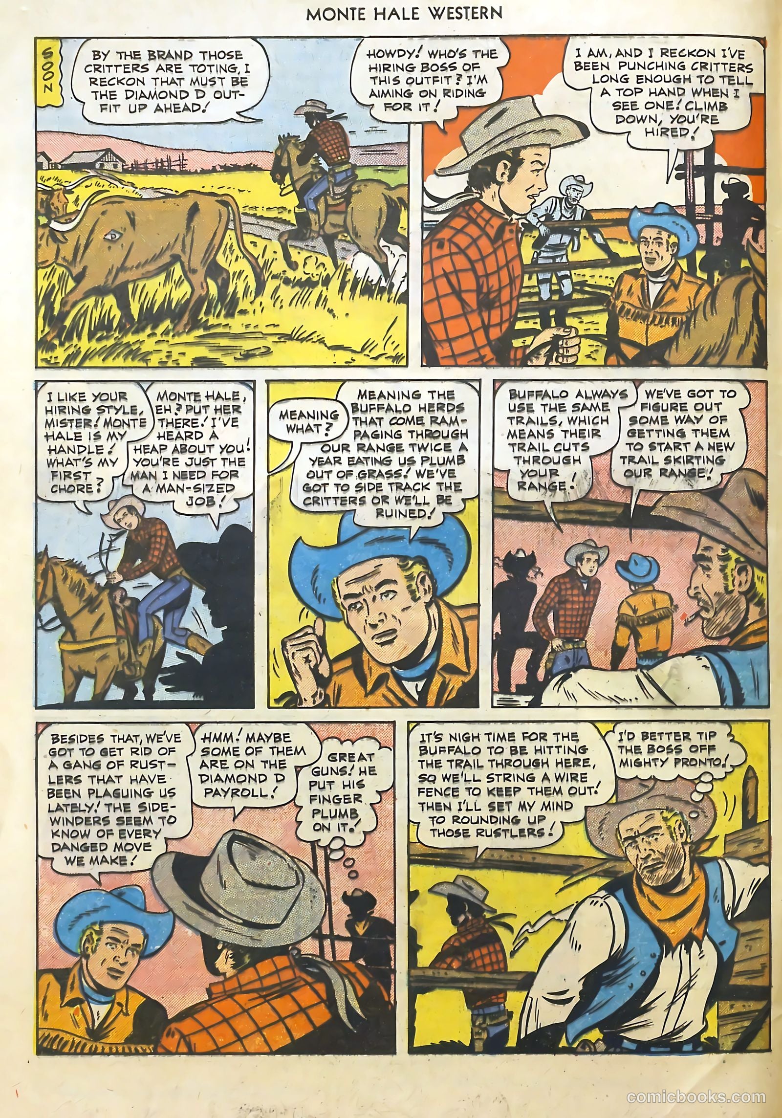Monte Hale Western #52 (1950) — page 4 of 52