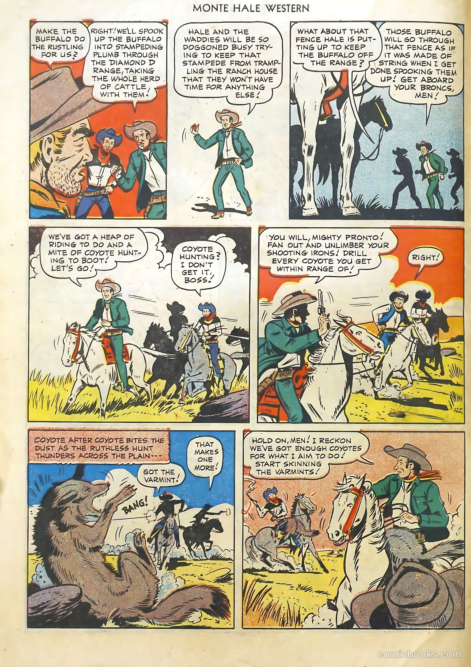 Monte Hale Western #52 (1950) — page 6 of 52
