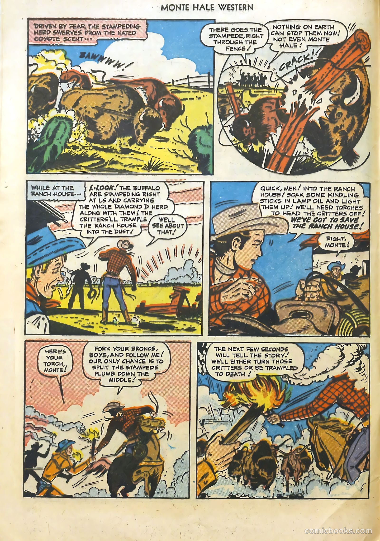 Monte Hale Western #52 (1950) — page 8 of 52