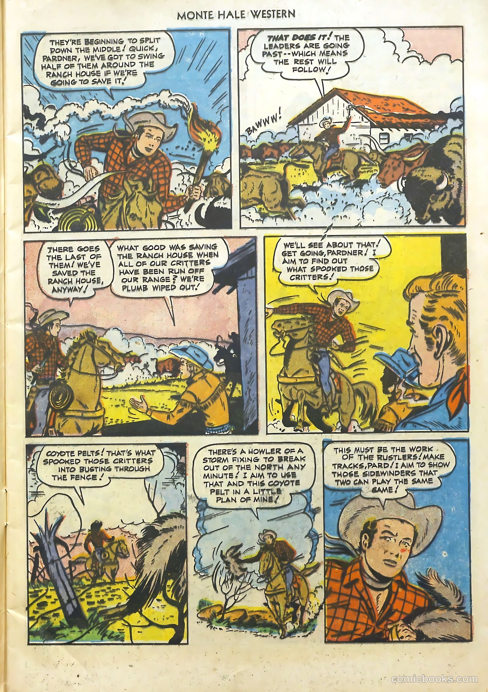 Monte Hale Western #52 (1950) — page 9 of 52