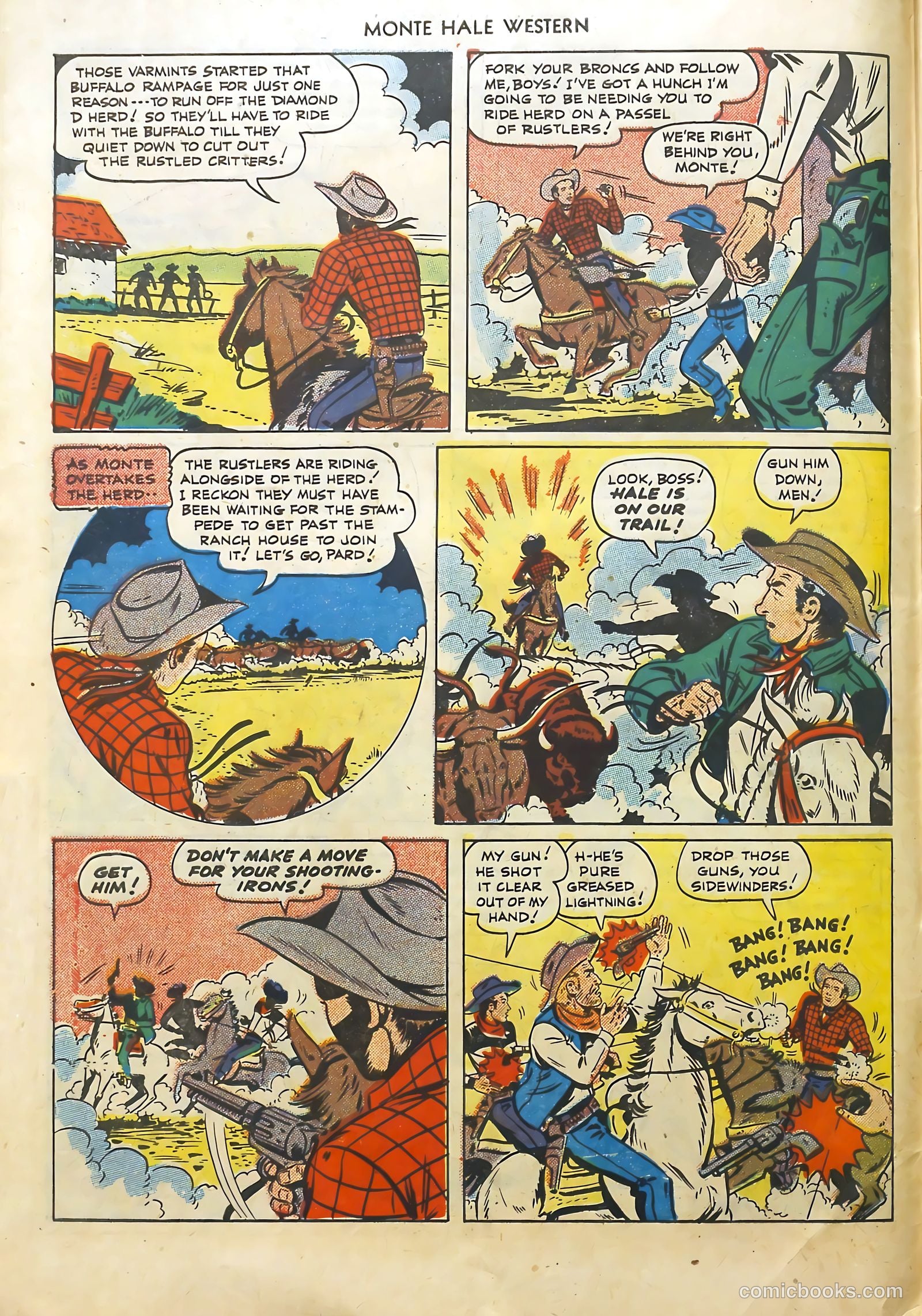 Monte Hale Western #52 (1950) — page 10 of 52