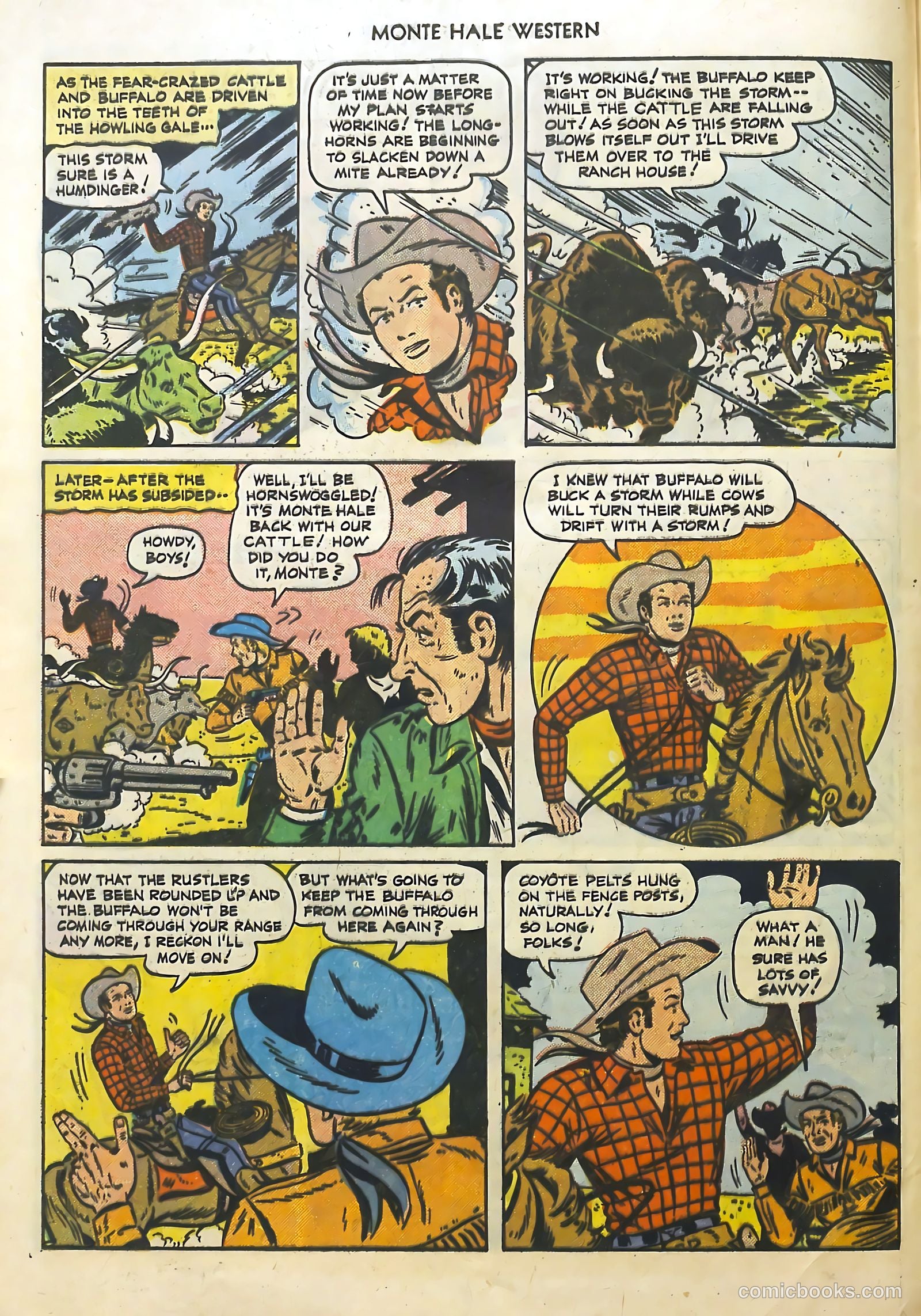 Monte Hale Western #52 (1950) — page 12 of 52