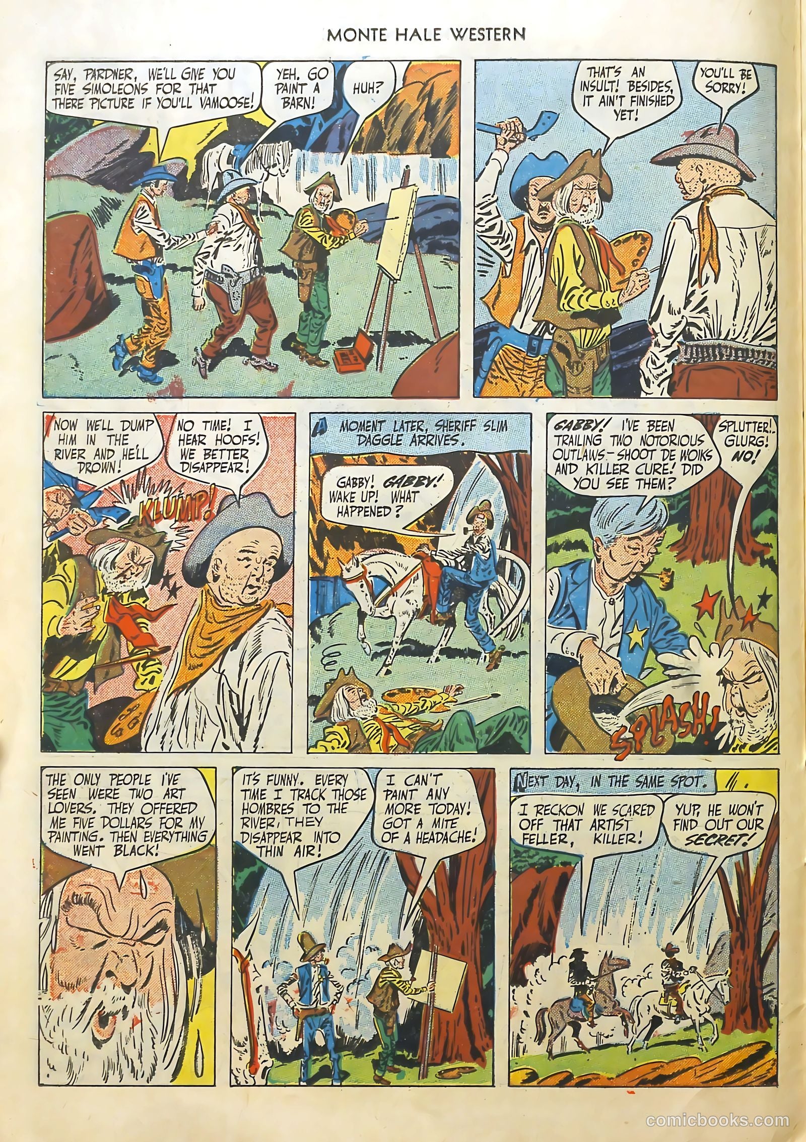 Monte Hale Western #52 (1950) — page 14 of 52