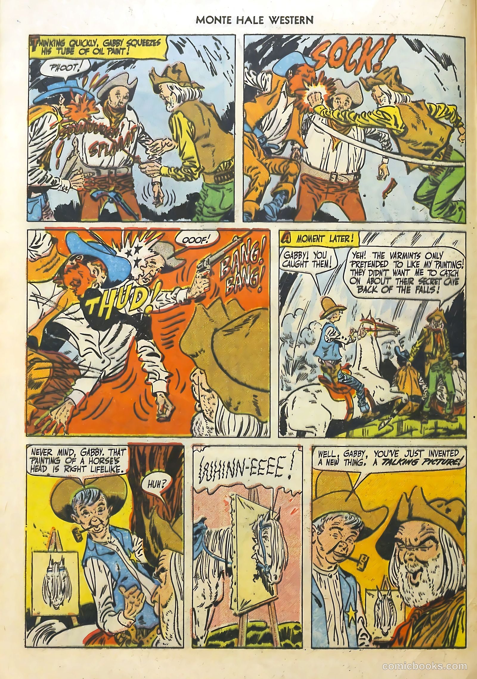 Monte Hale Western #52 (1950) — page 16 of 52