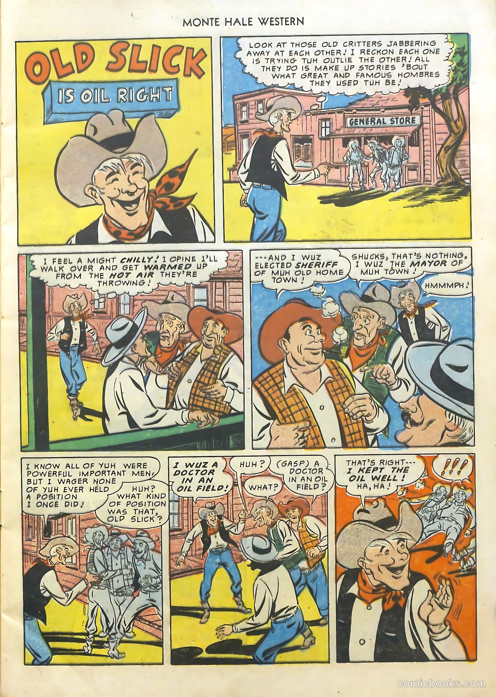 Monte Hale Western #52 (1950) — page 17 of 52