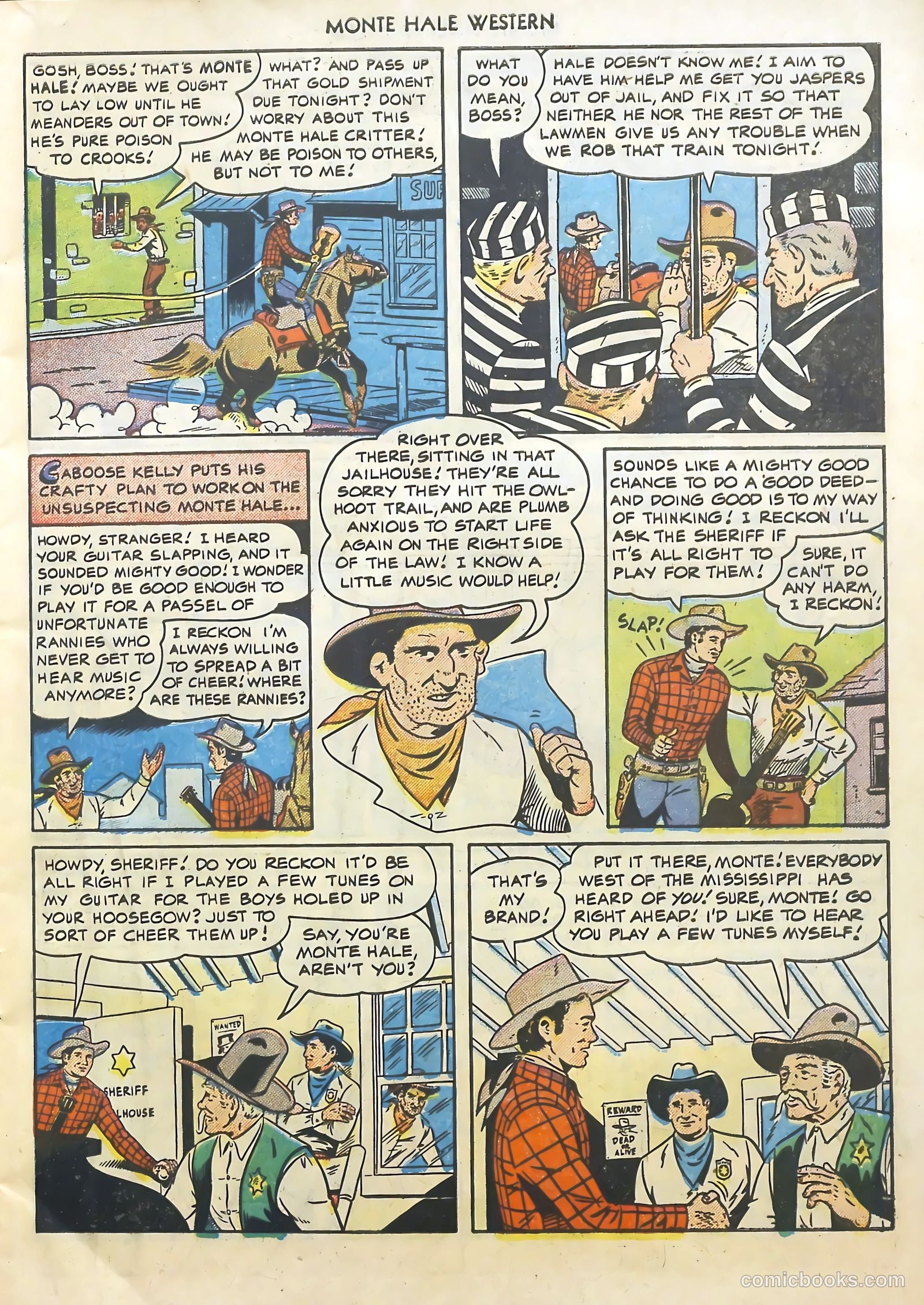 Monte Hale Western #52 (1950) — page 19 of 52