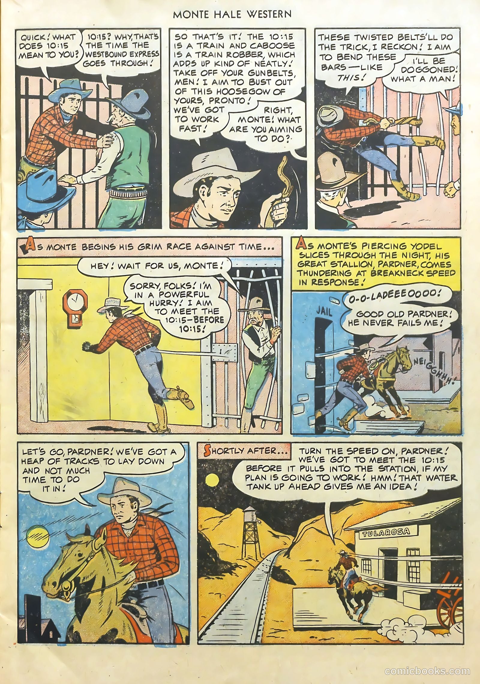 Monte Hale Western #52 (1950) — page 21 of 52