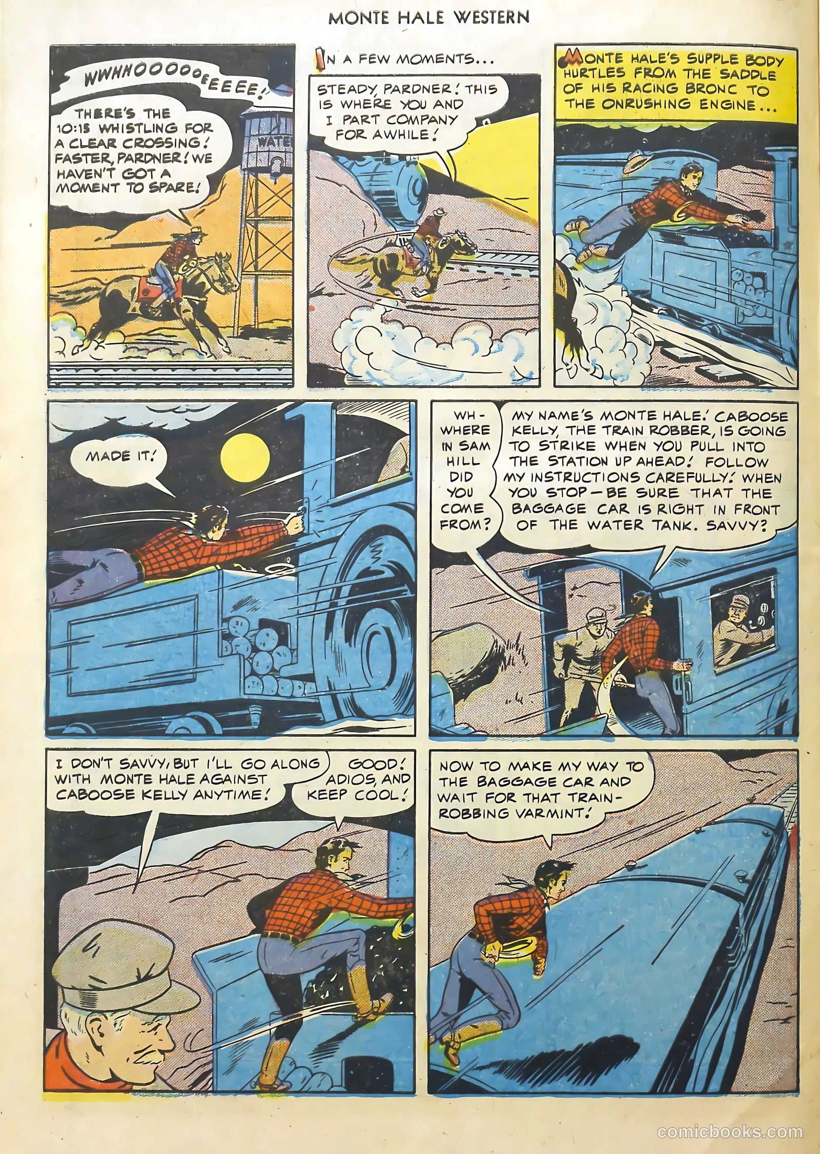 Monte Hale Western #52 (1950) — page 22 of 52