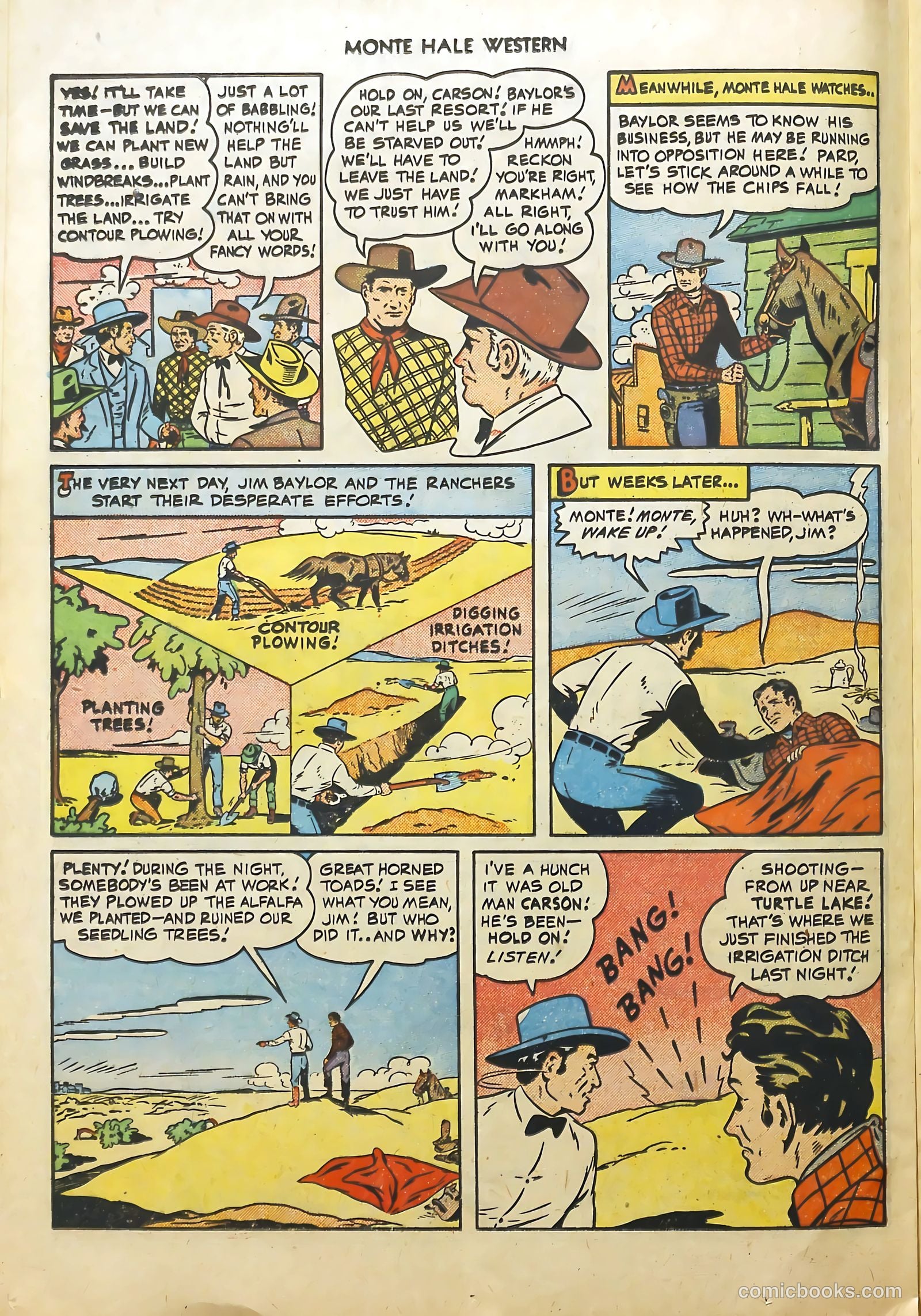 Monte Hale Western #52 (1950) — page 28 of 52