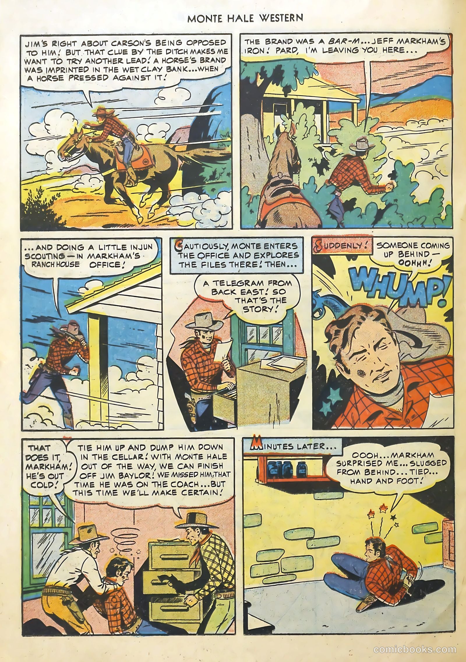 Monte Hale Western #52 (1950) — page 30 of 52