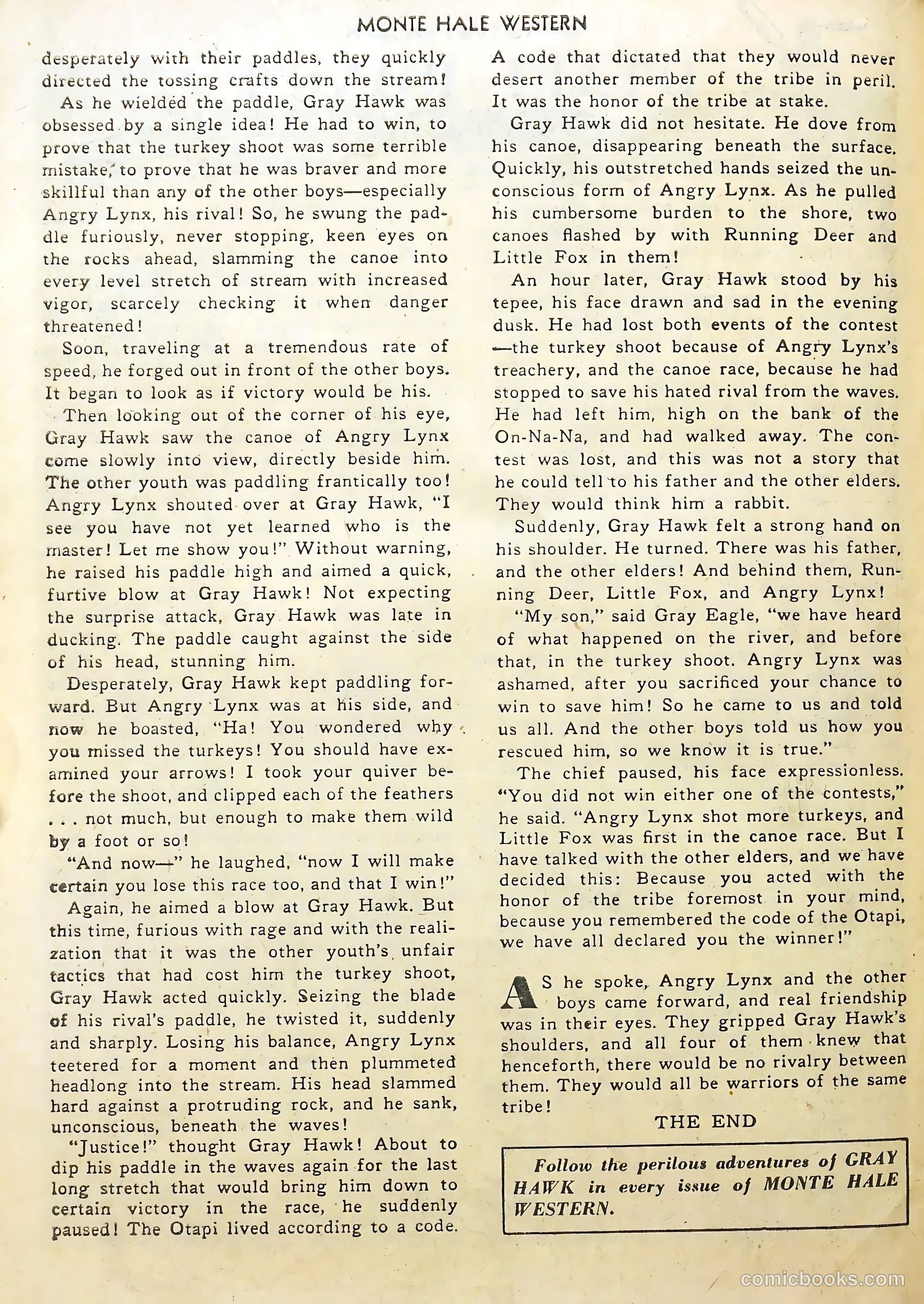 Monte Hale Western #52 (1950) — page 34 of 52