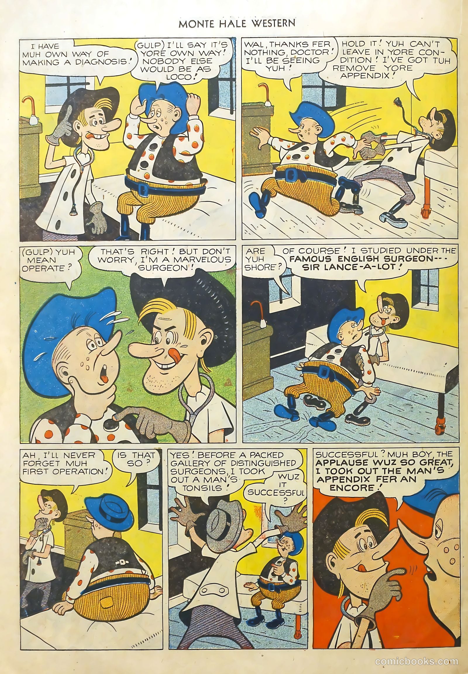 Monte Hale Western #52 (1950) — page 38 of 52