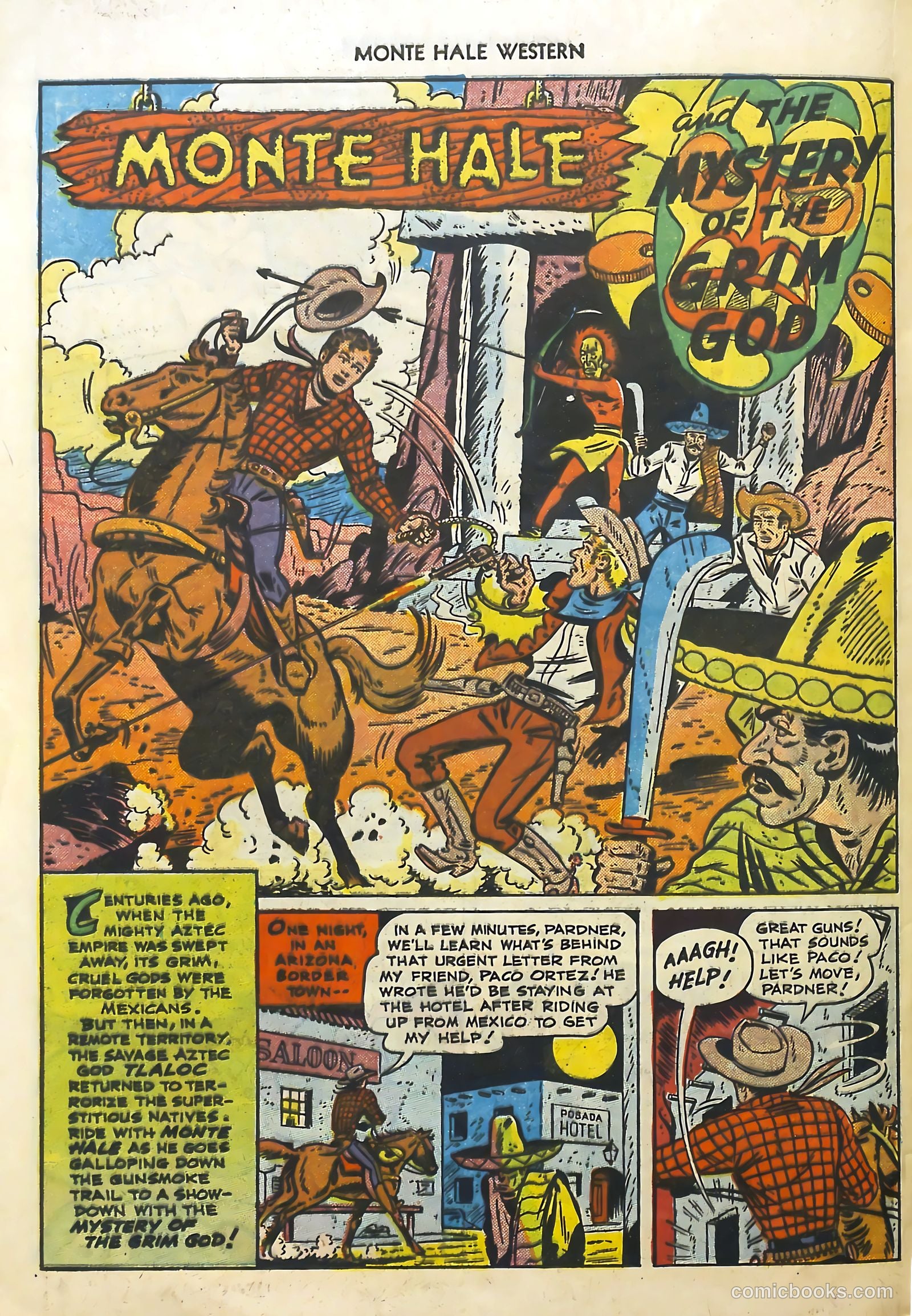 Monte Hale Western #52 (1950) — page 40 of 52