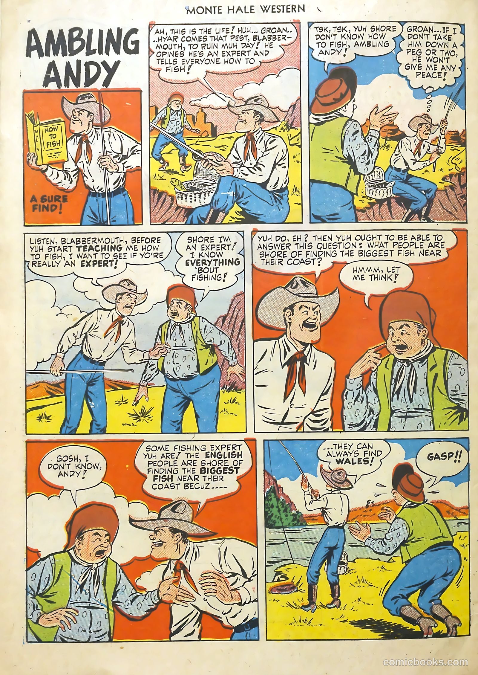 Monte Hale Western #52 (1950) — page 50 of 52