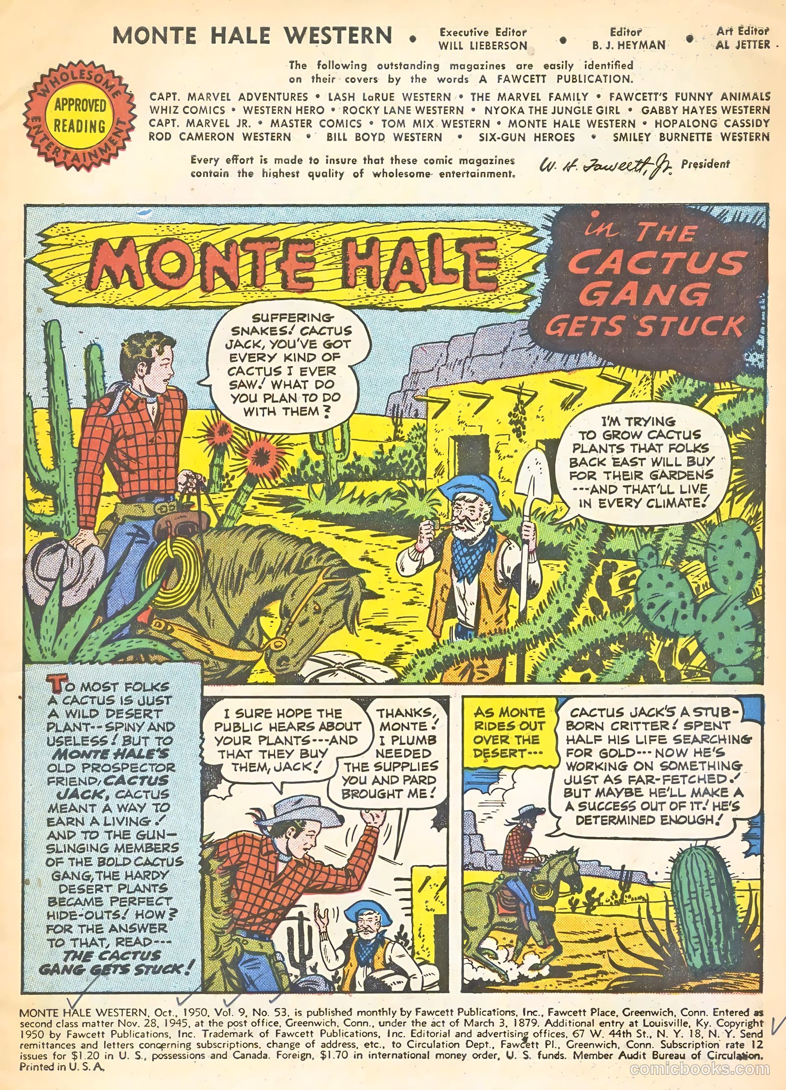 Monte Hale Western #53 (1950) — page 3 of 36