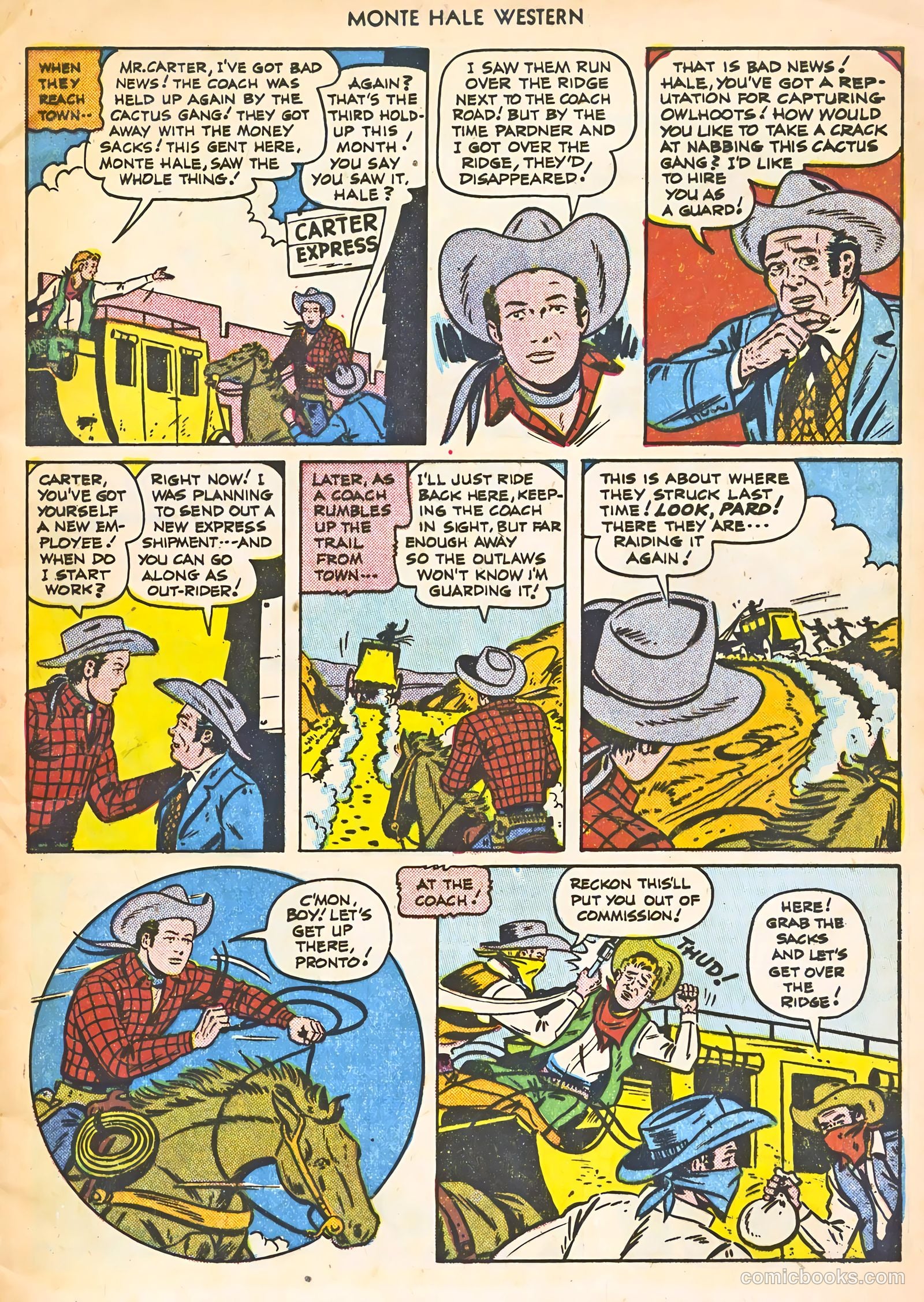 Monte Hale Western #53 (1950) — page 5 of 36