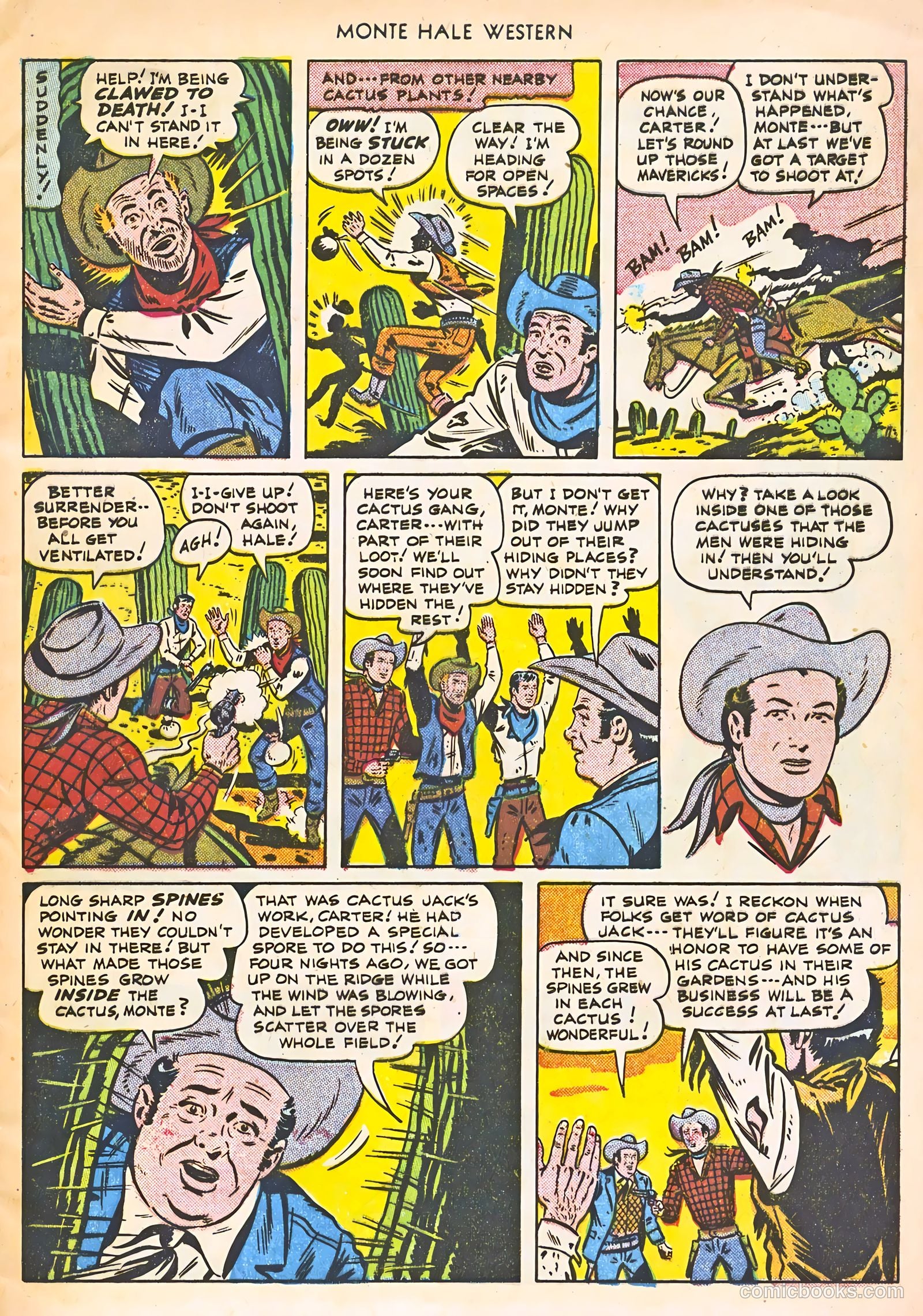 Monte Hale Western #53 (1950) — page 9 of 36