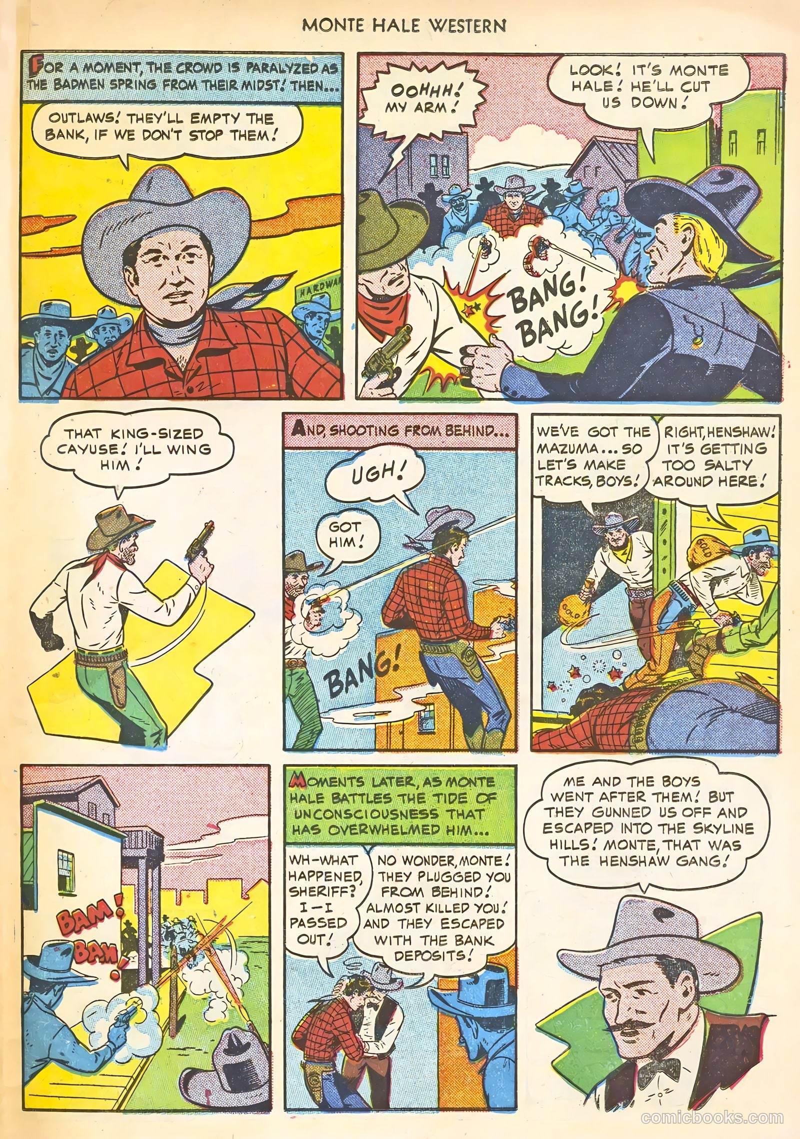 Monte Hale Western #53 (1950) — page 19 of 36
