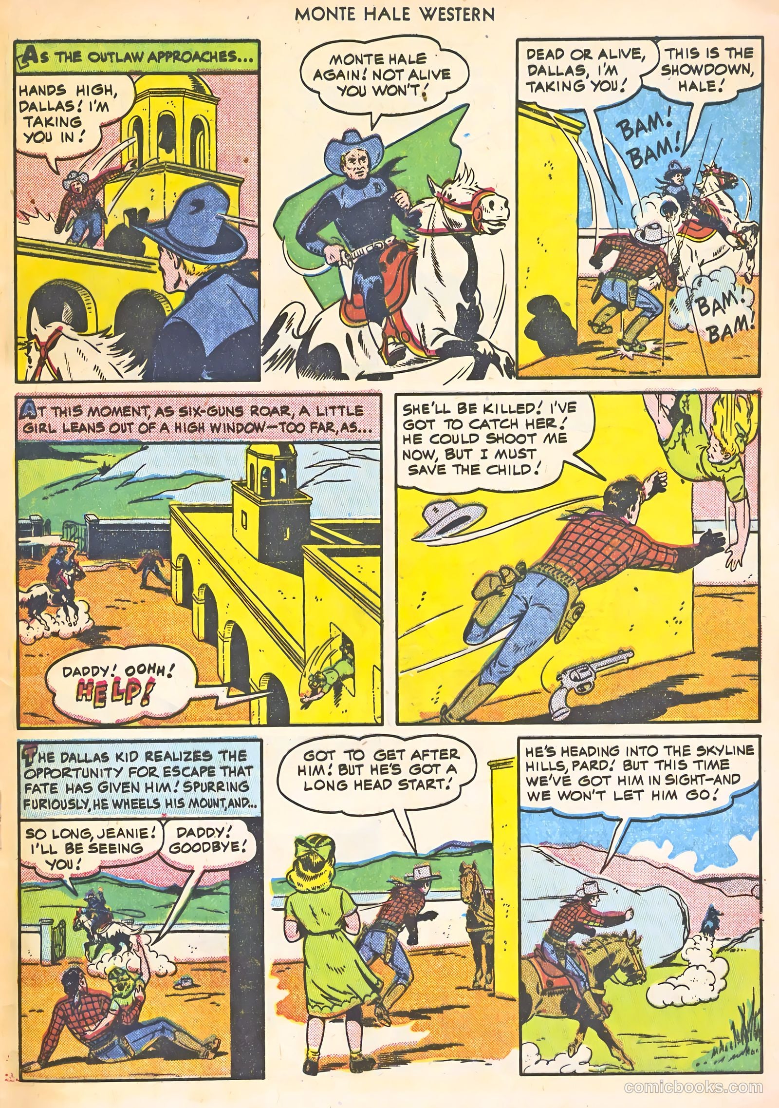 Monte Hale Western #53 (1950) — page 21 of 36
