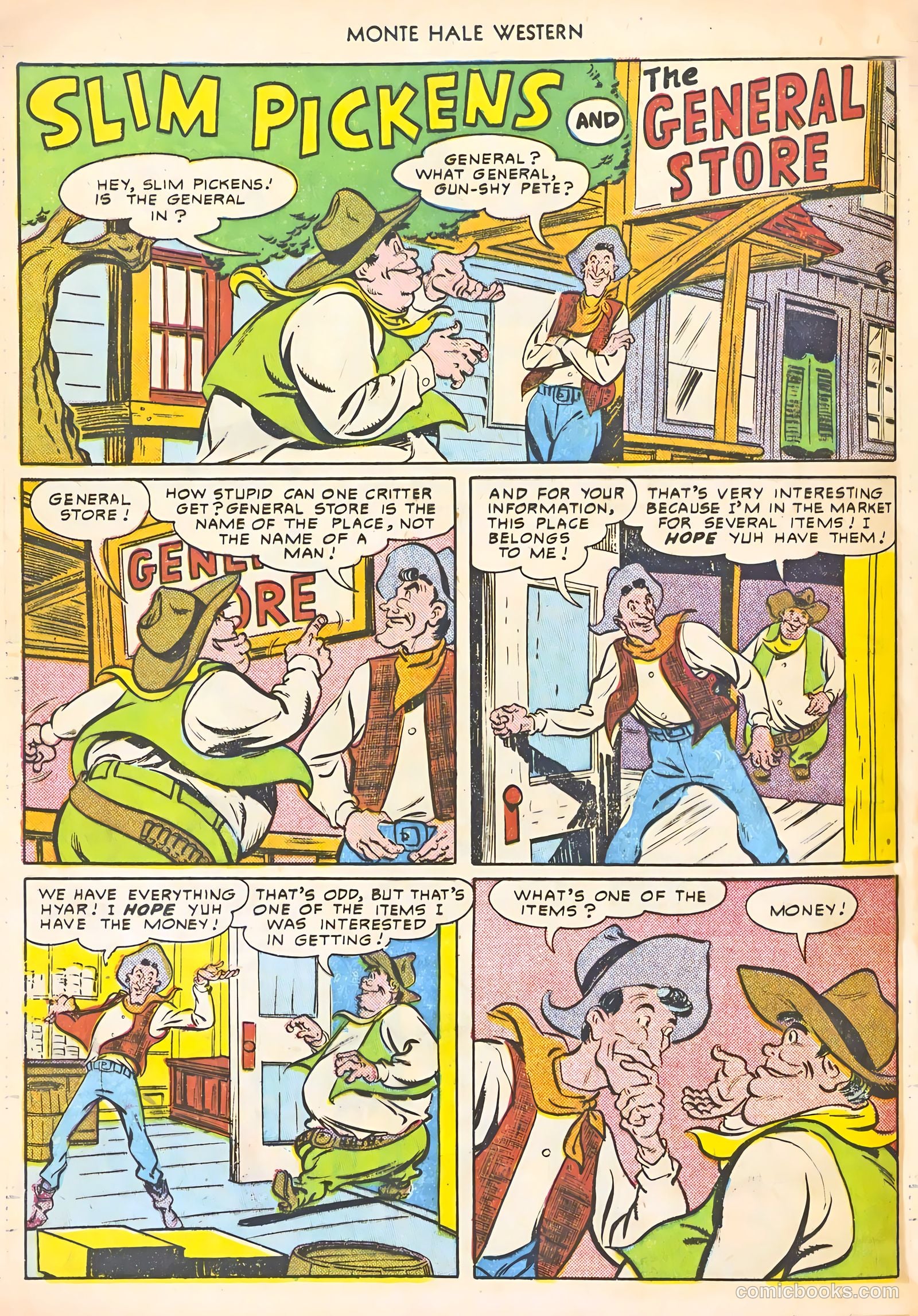 Monte Hale Western #53 (1950) — page 24 of 36