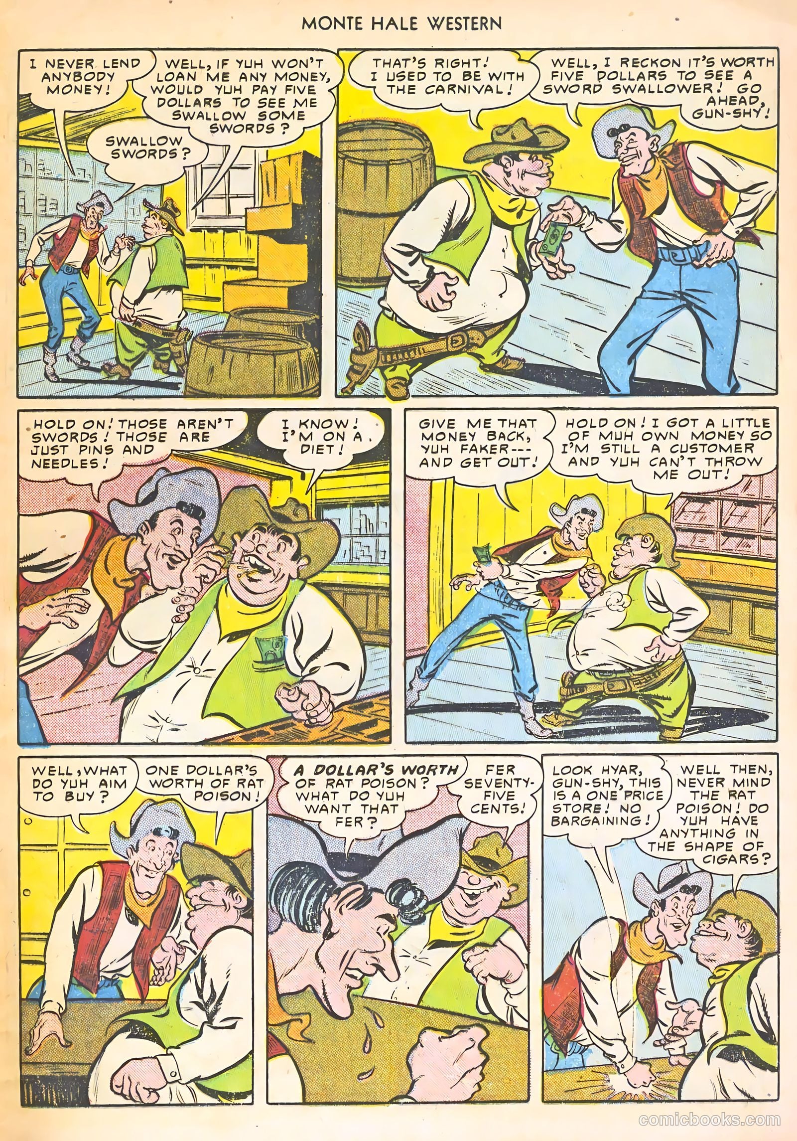 Monte Hale Western #53 (1950) — page 25 of 36