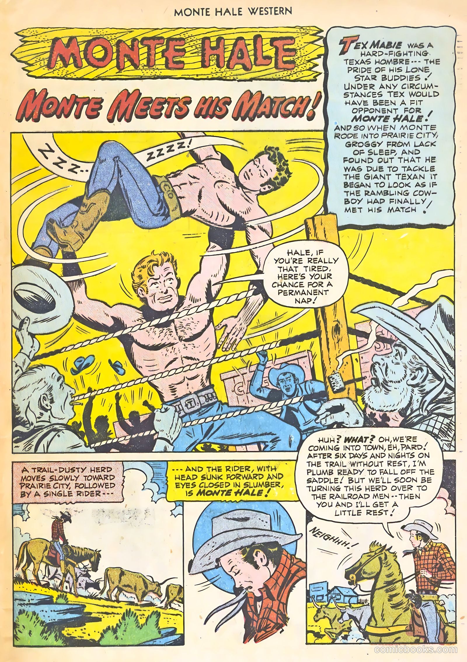 Monte Hale Western #53 (1950) — page 29 of 36