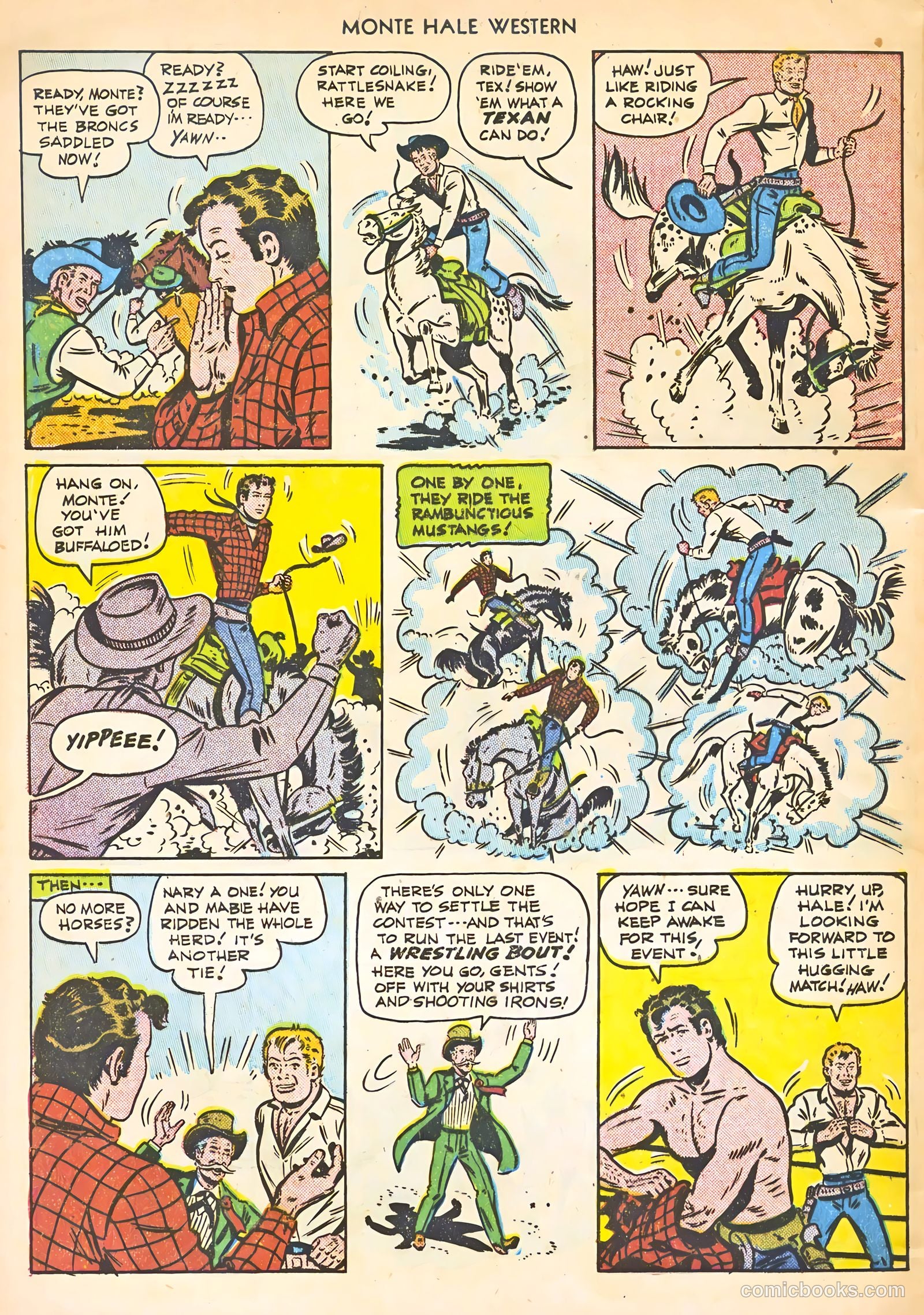 Monte Hale Western #53 (1950) — page 32 of 36