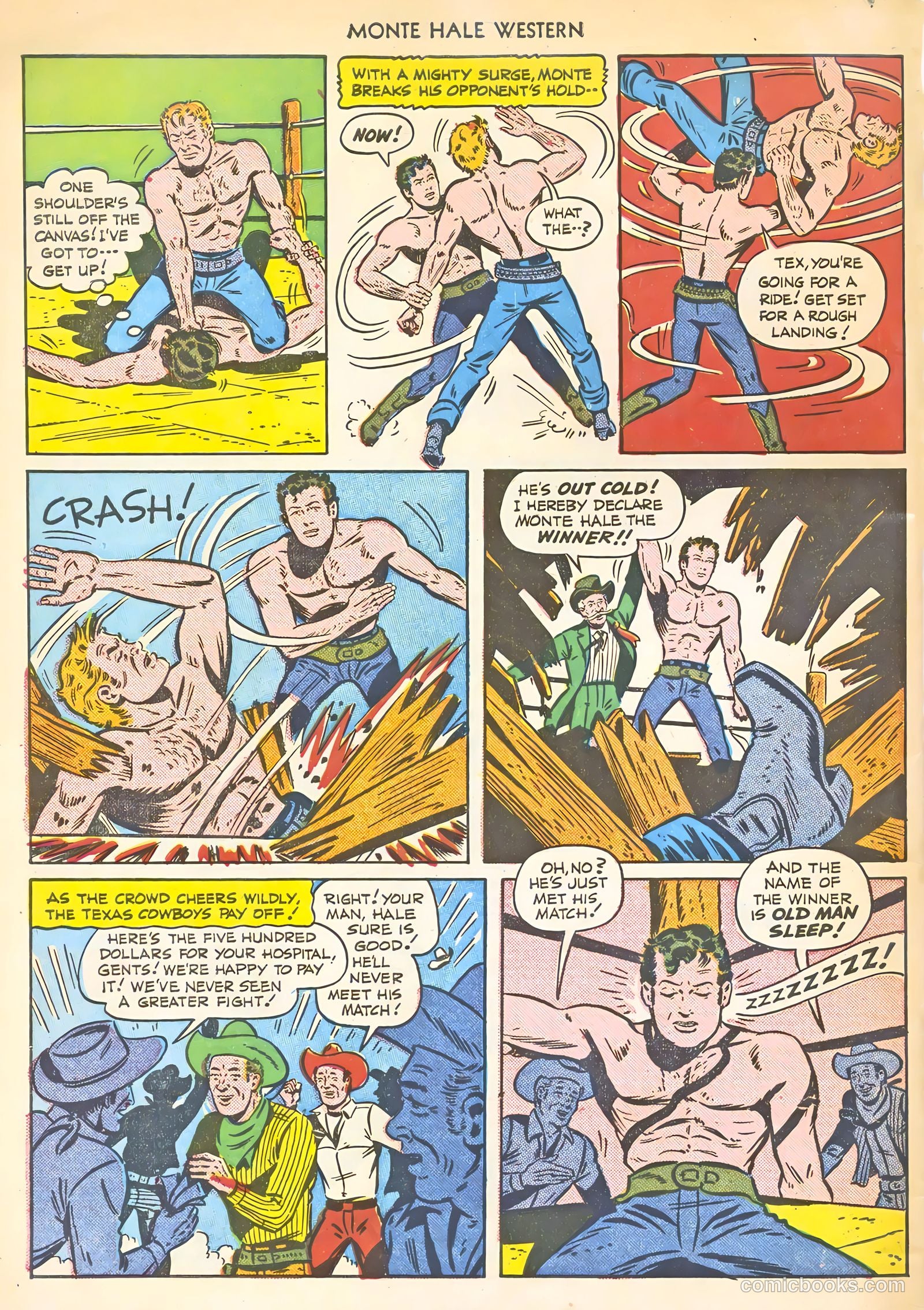 Monte Hale Western #53 (1950) — page 34 of 36