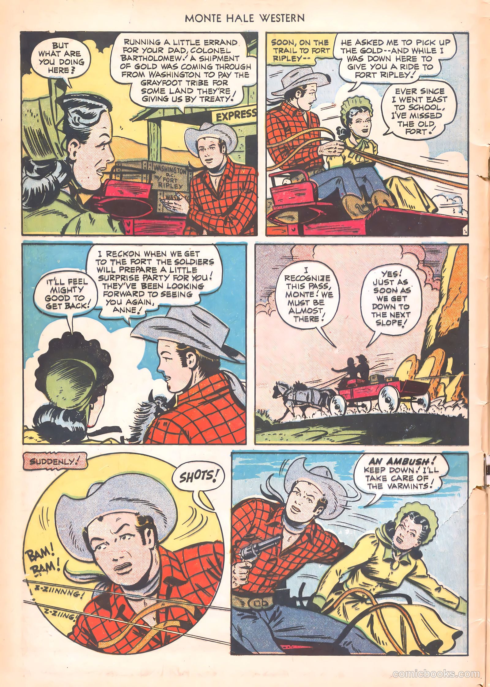 Monte Hale Western #54 (1950) — page 4 of 52