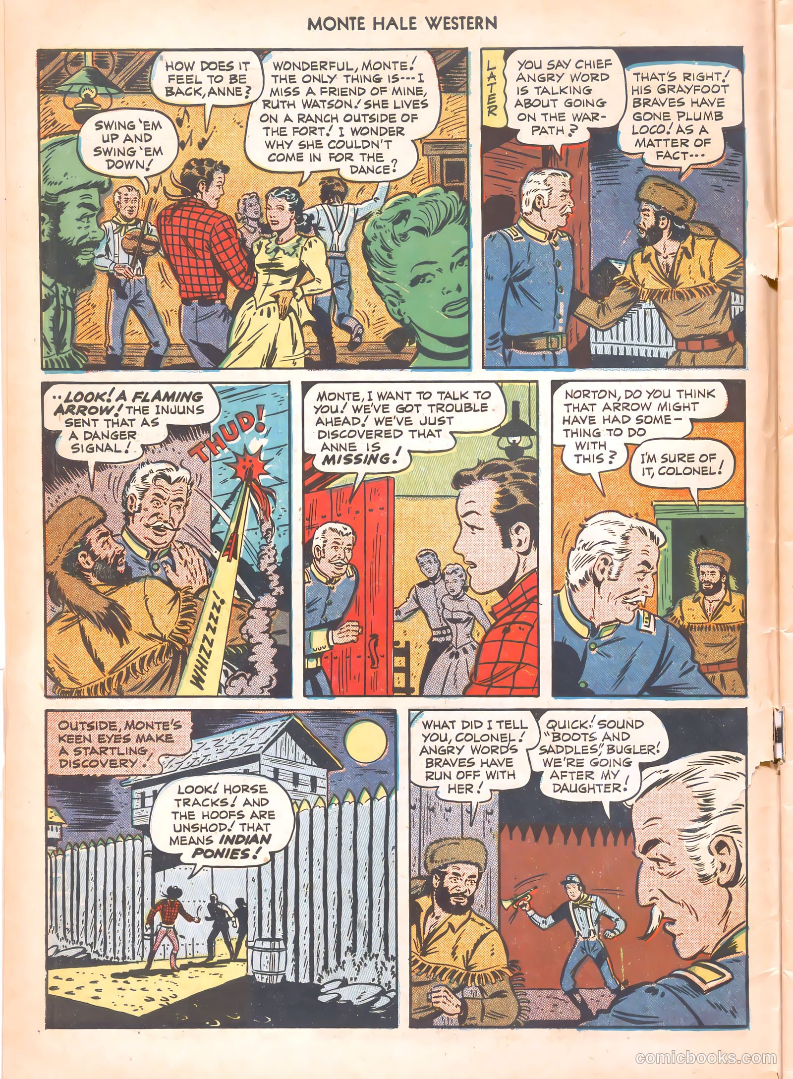 Monte Hale Western #54 (1950) — page 6 of 52