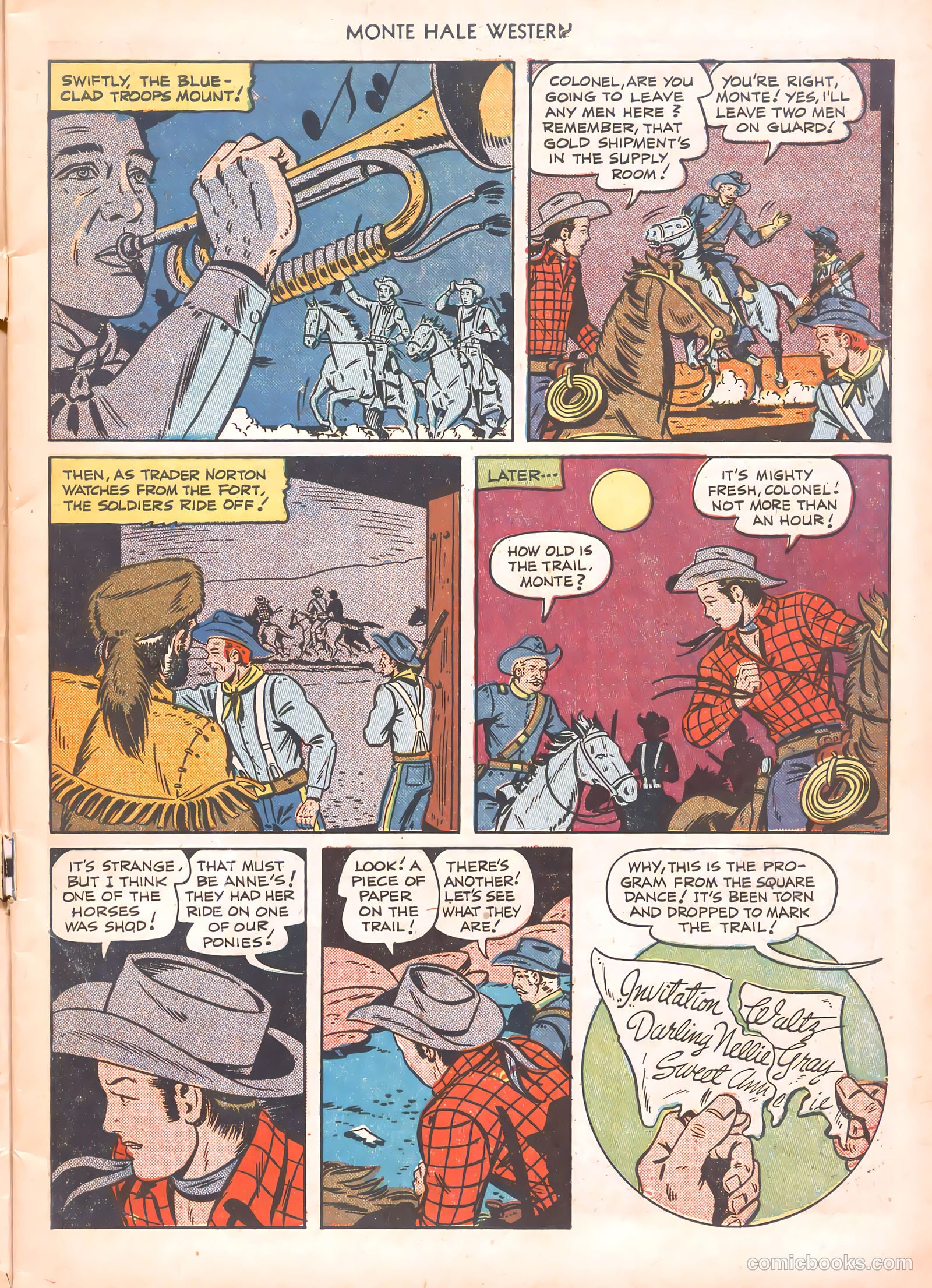 Monte Hale Western #54 (1950) — page 7 of 52