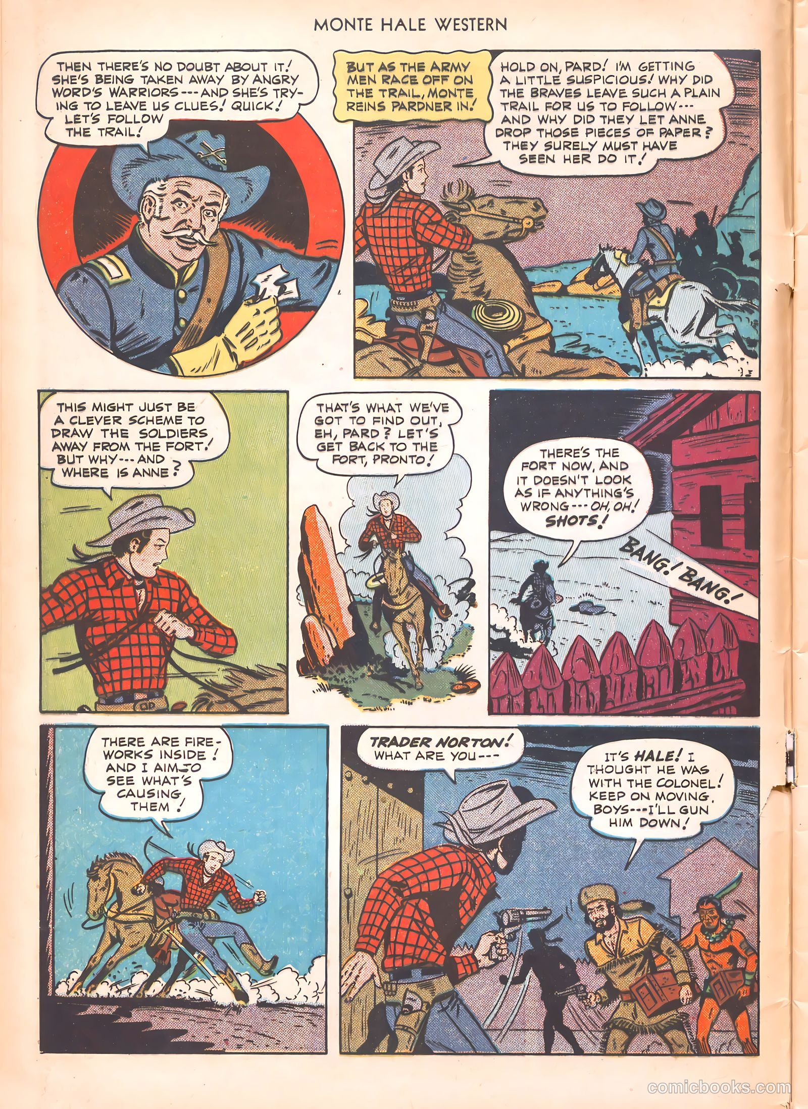 Monte Hale Western #54 (1950) — page 8 of 52