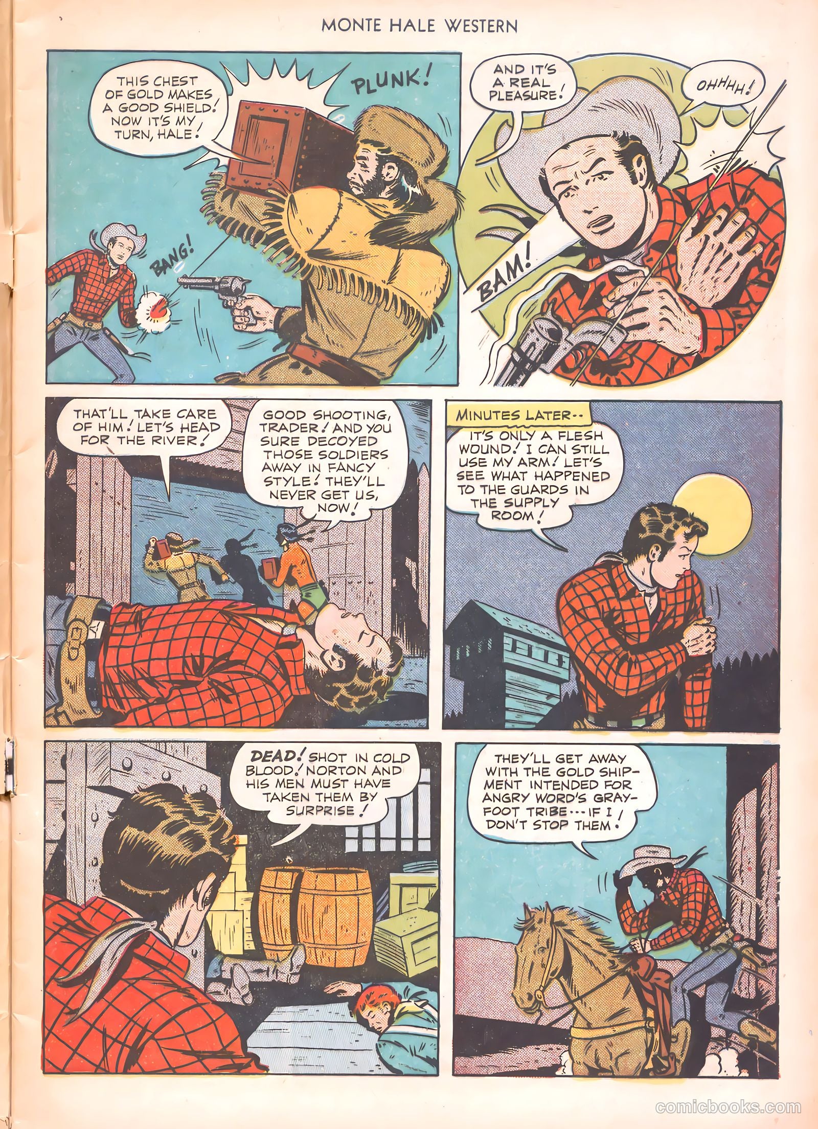 Monte Hale Western #54 (1950) — page 9 of 52