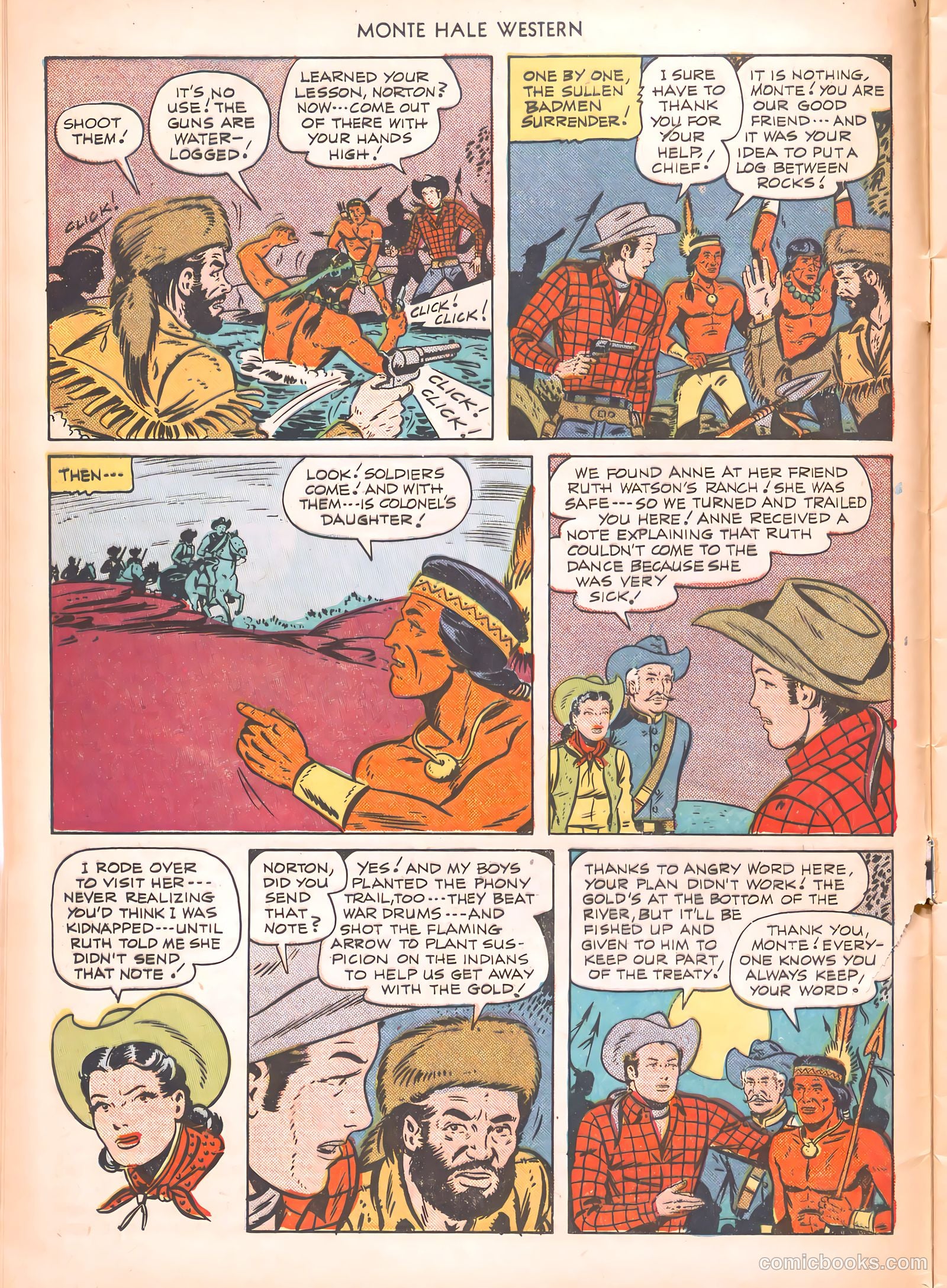 Monte Hale Western #54 (1950) — page 12 of 52