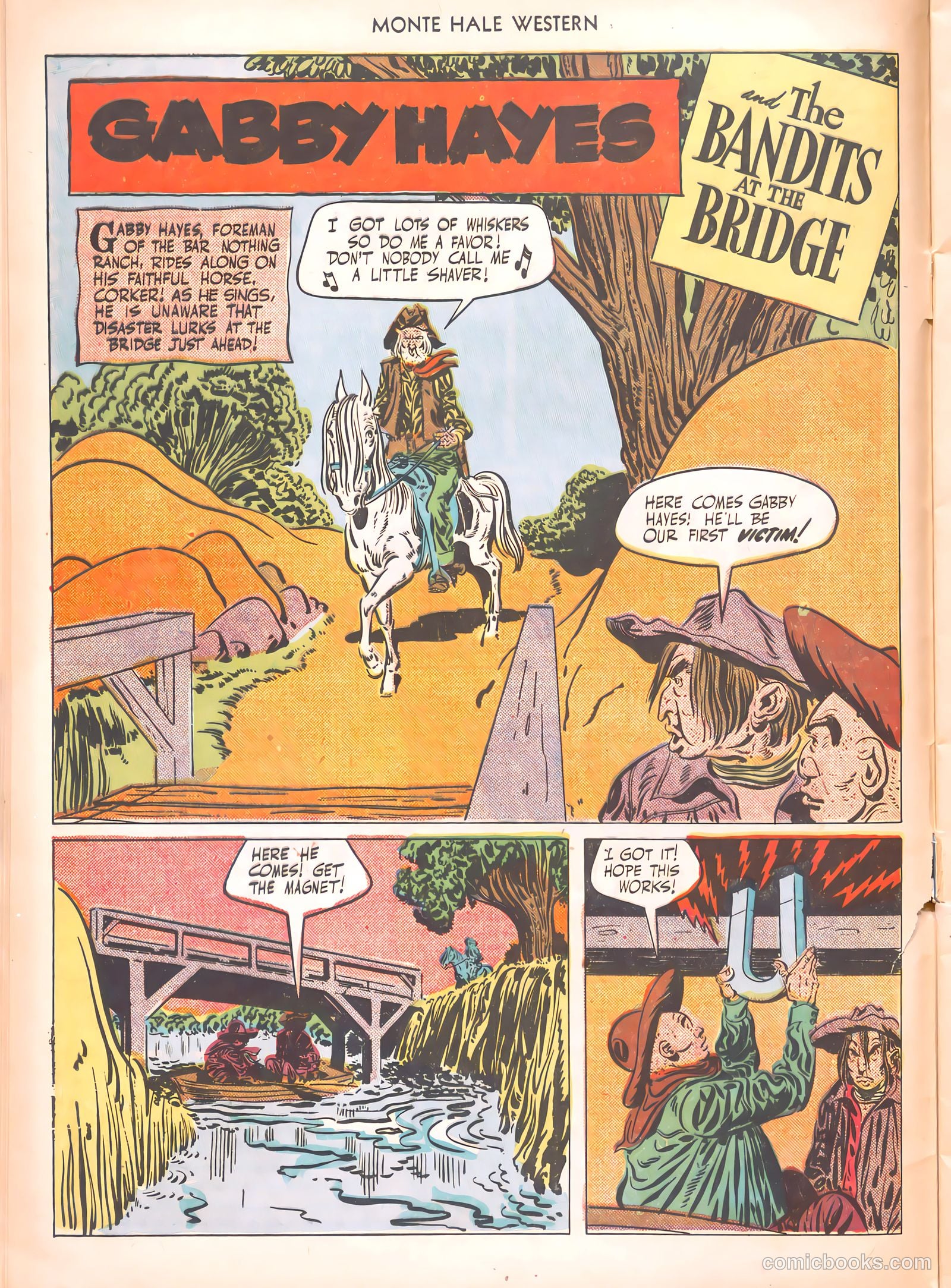 Monte Hale Western #54 (1950) — page 16 of 52