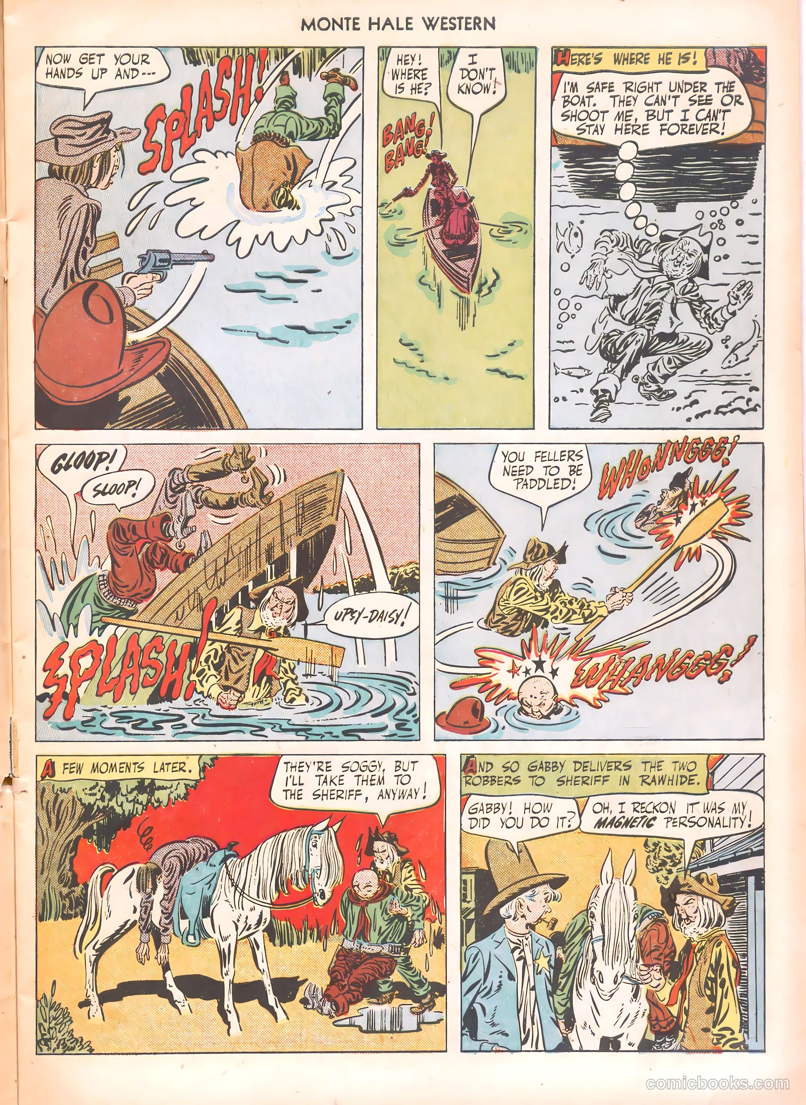 Monte Hale Western #54 (1950) — page 19 of 52