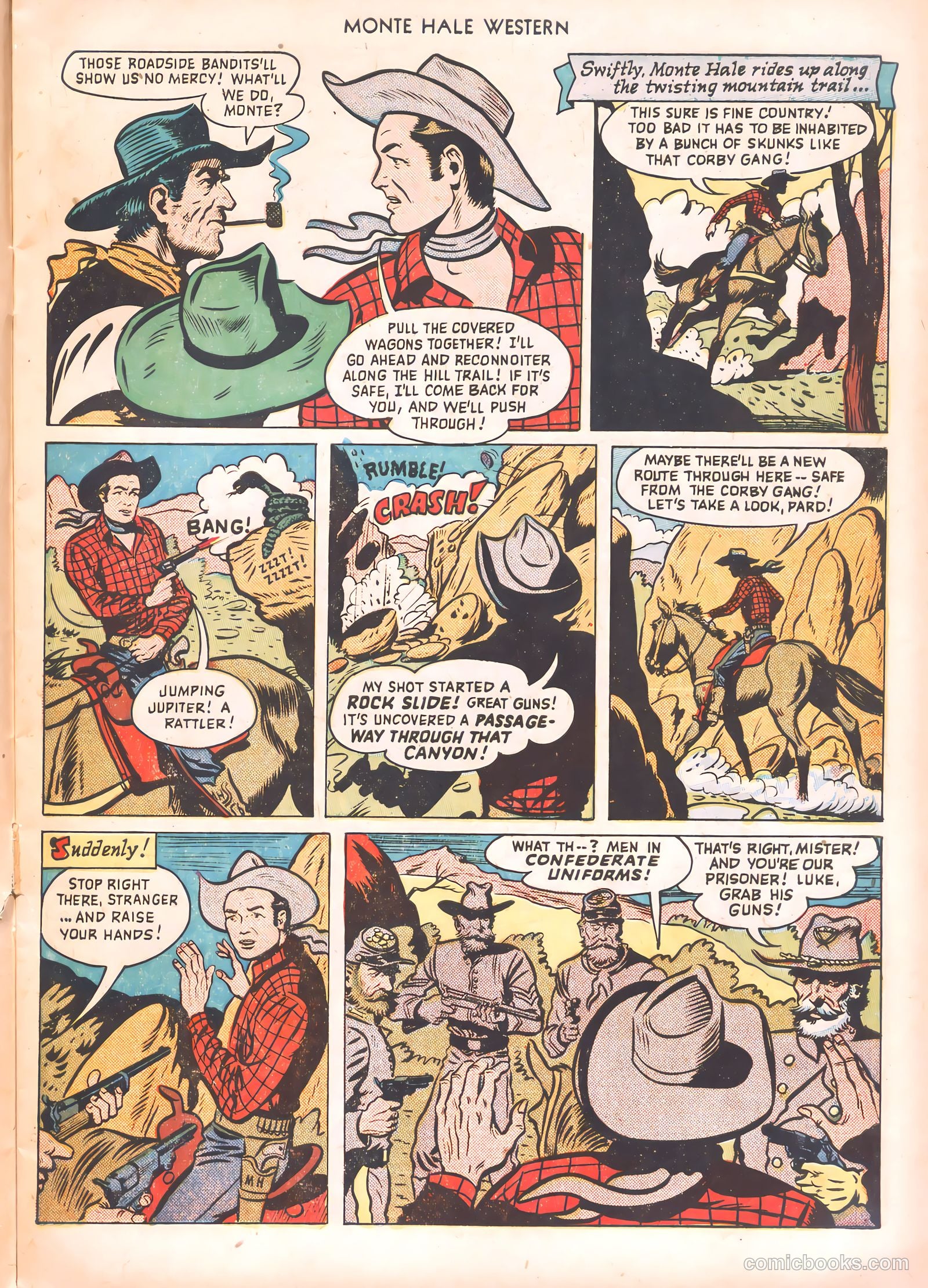 Monte Hale Western #54 (1950) — page 21 of 52