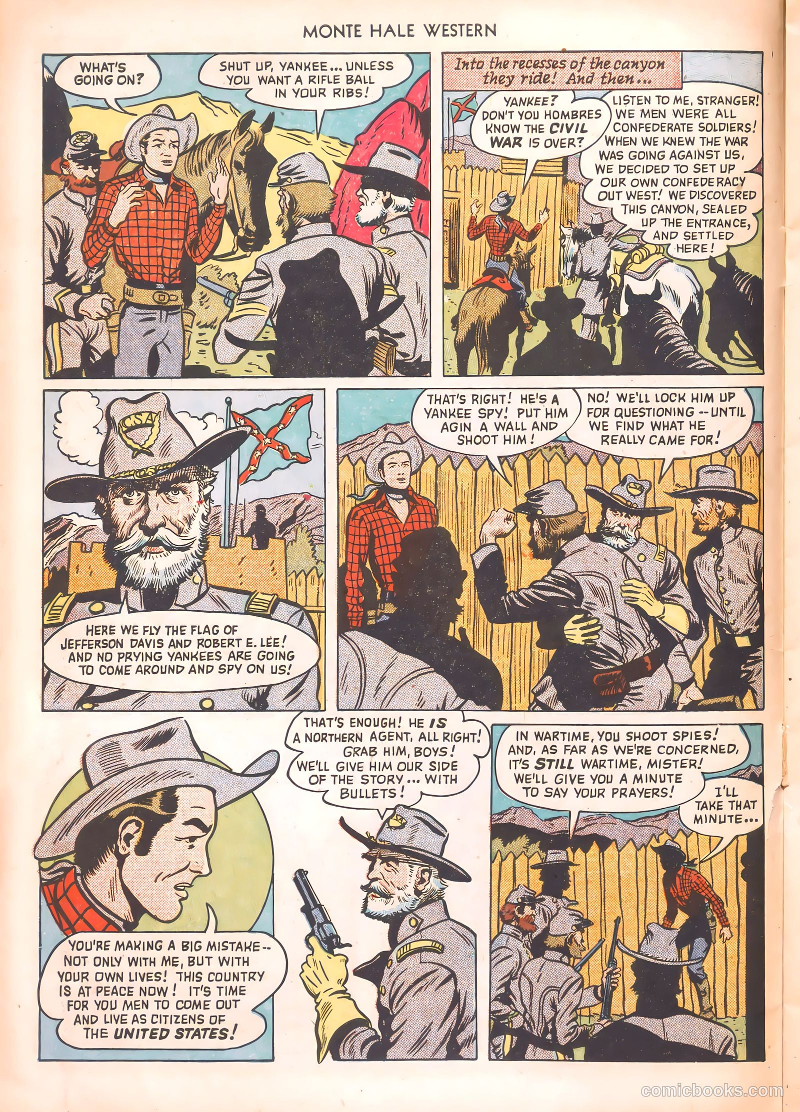 Monte Hale Western #54 (1950) — page 22 of 52
