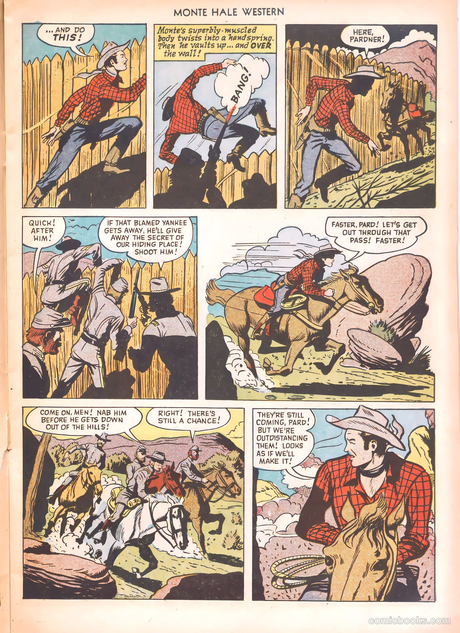 Monte Hale Western #54 (1950) — page 23 of 52