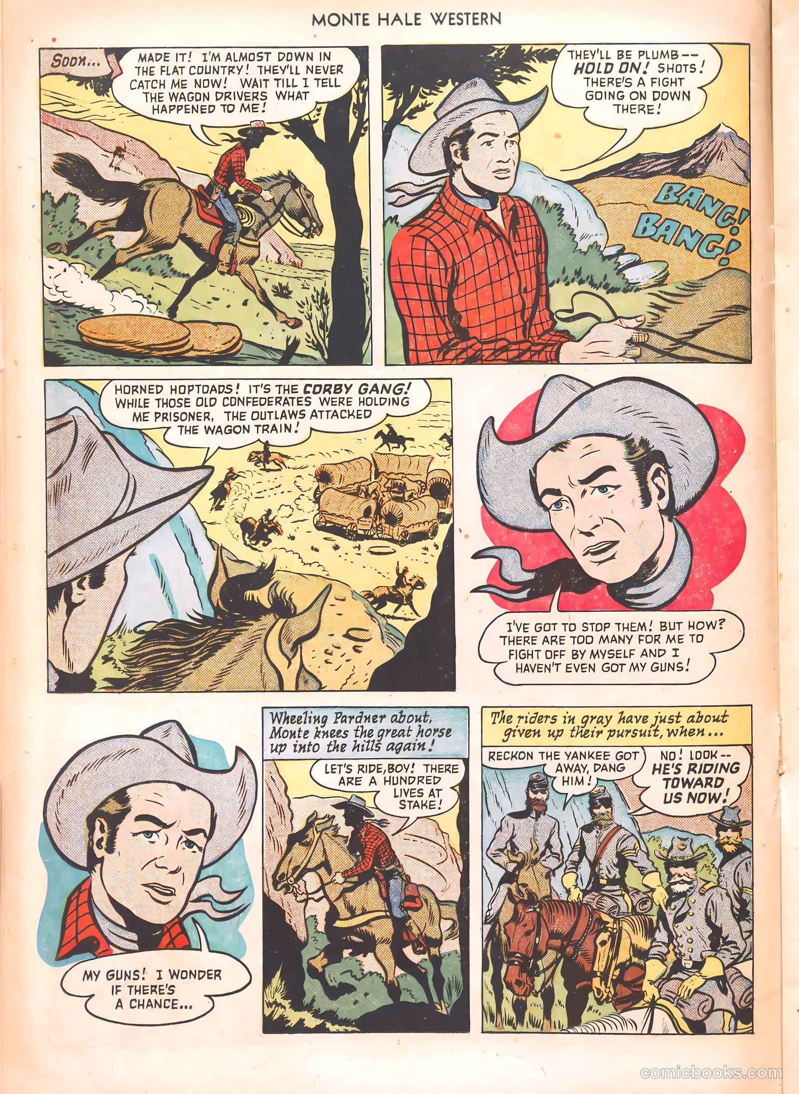 Monte Hale Western #54 (1950) — page 24 of 52