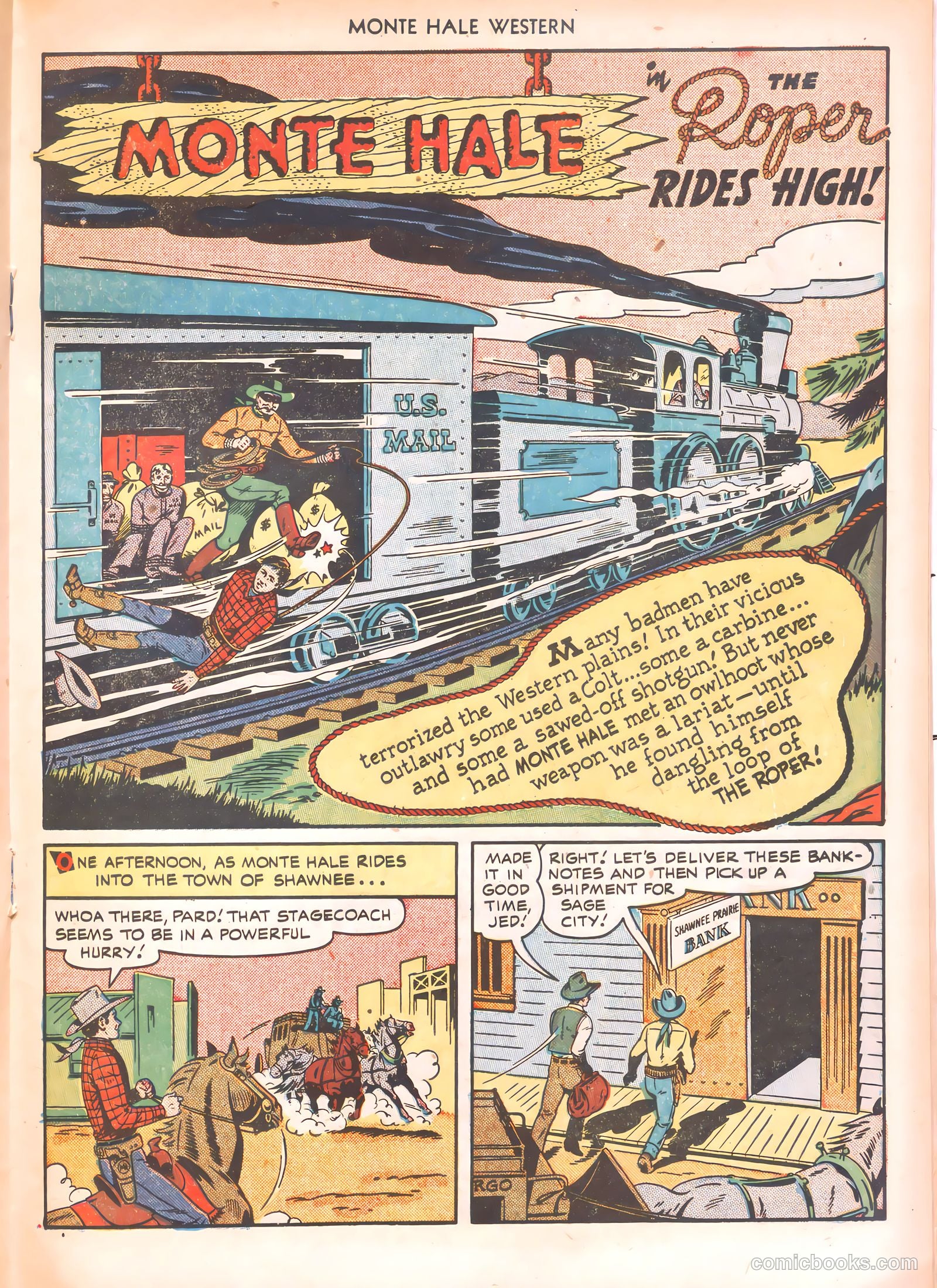 Monte Hale Western #54 (1950) — page 27 of 52